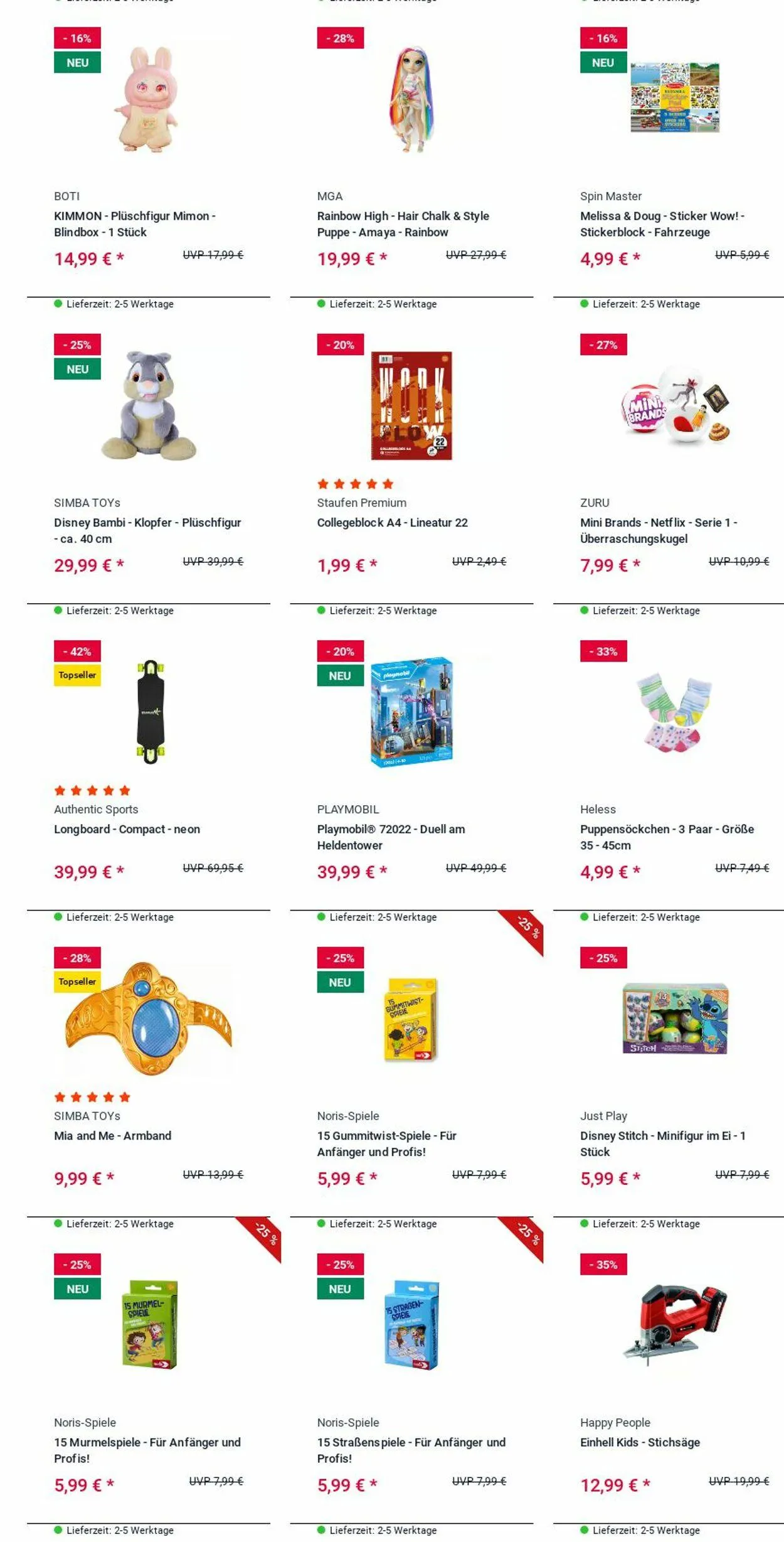 ROFU Kinderland Aktueller Prospekt von 15. Dezember bis 24. Dezember 2025 - Prospekt seite 37