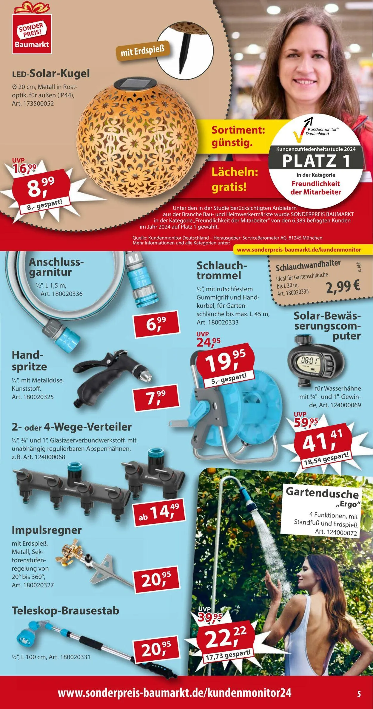 Sonderpreis Baumarkt Aktueller Prospekt von 5. April bis 19. April 2025 - Prospekt seite 5