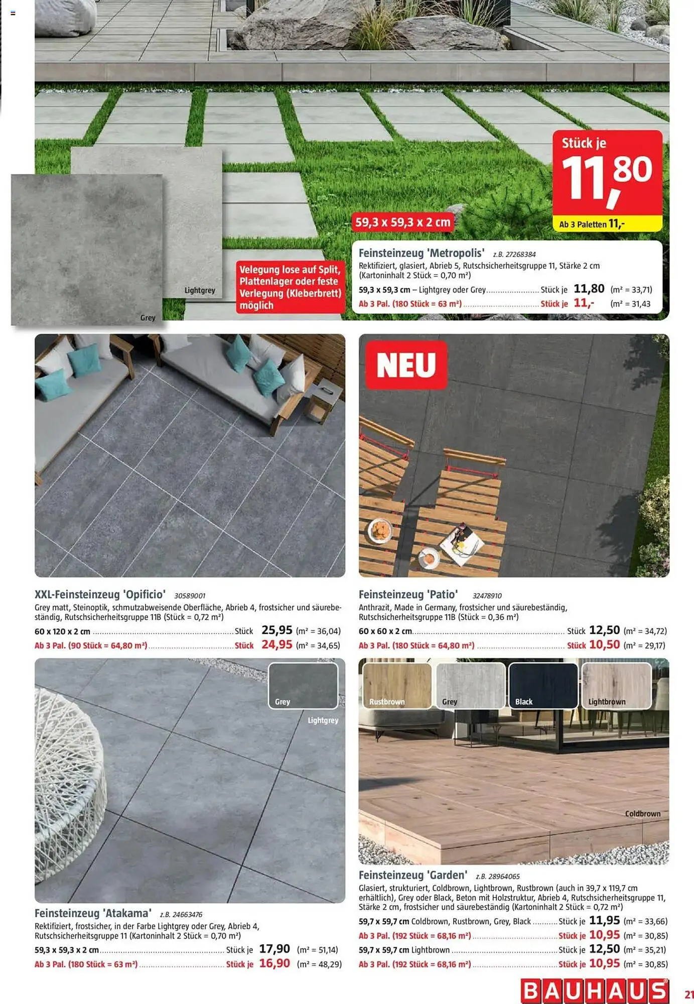 Bauhaus Prospekt von 31. Mai bis 28. Juni 2025 - Prospekt seite 21