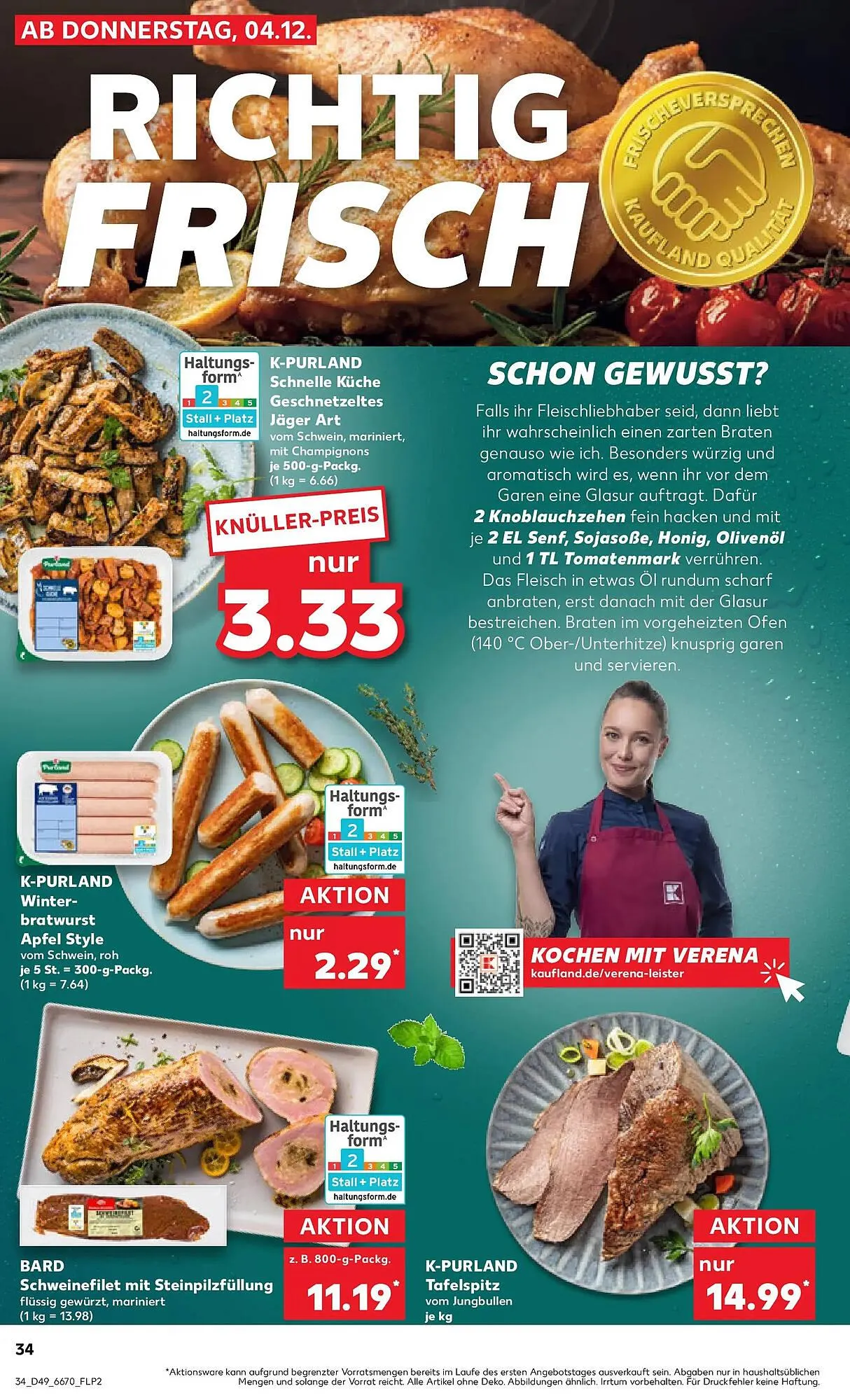 Kaufland Prospekt von 7. Dezember bis 10. Dezember 2025 - Prospekt seite 34