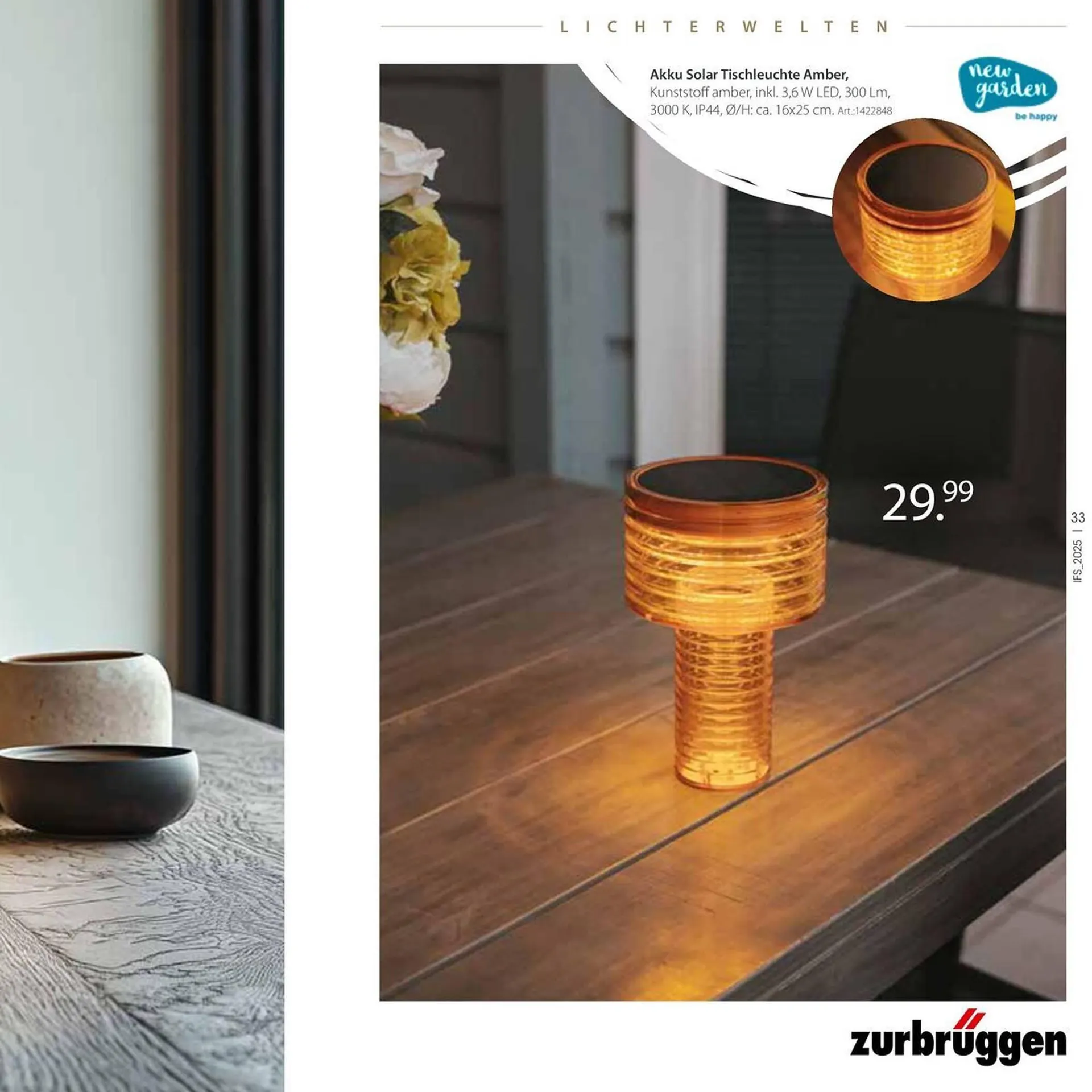 Zurbrüggen Prospekt von 18. Mai bis 7. Juni 2025 - Prospekt seite 33