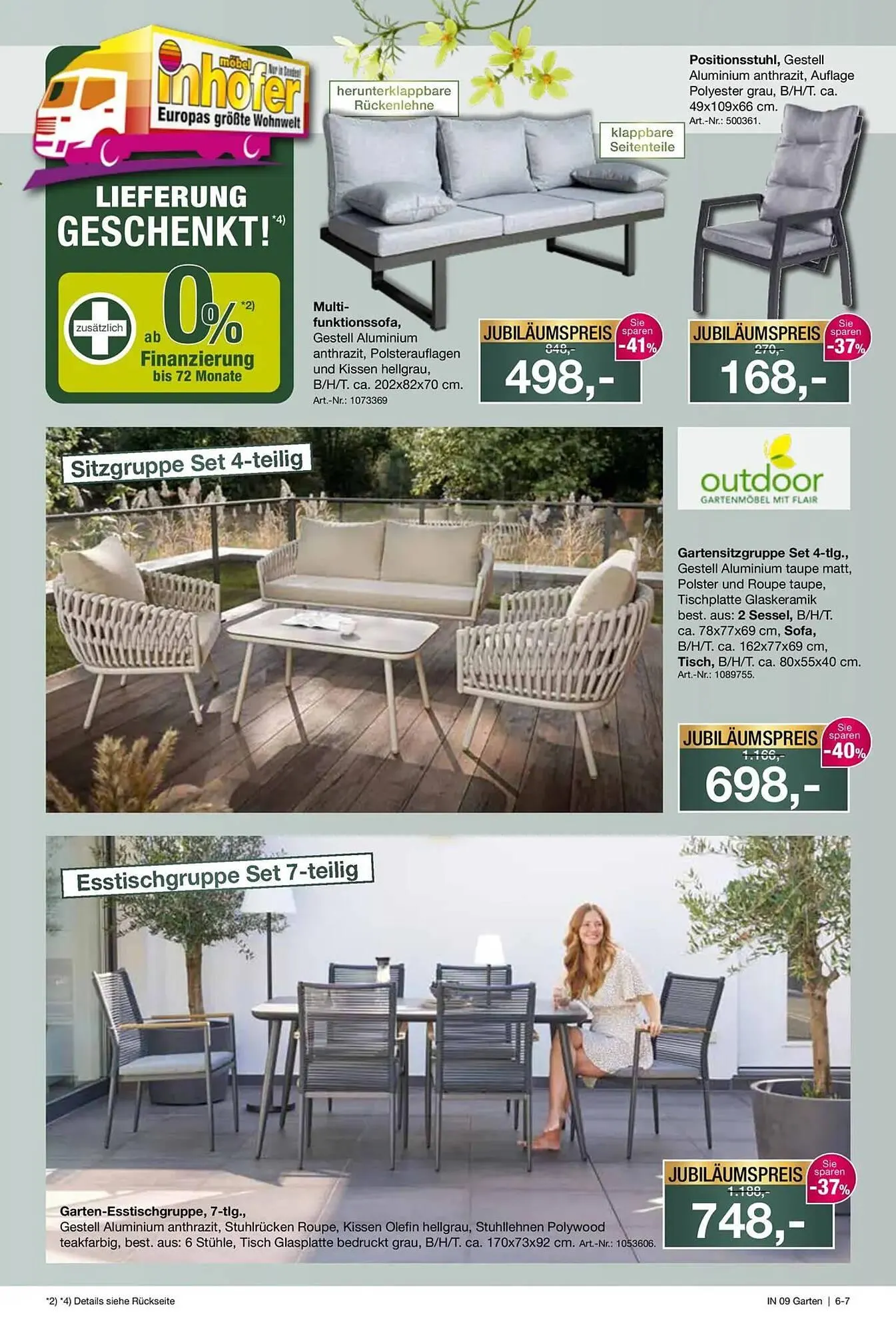 Möbel Inhofer Prospekt von 16. April bis 2. Mai 2026 - Prospekt seite 7