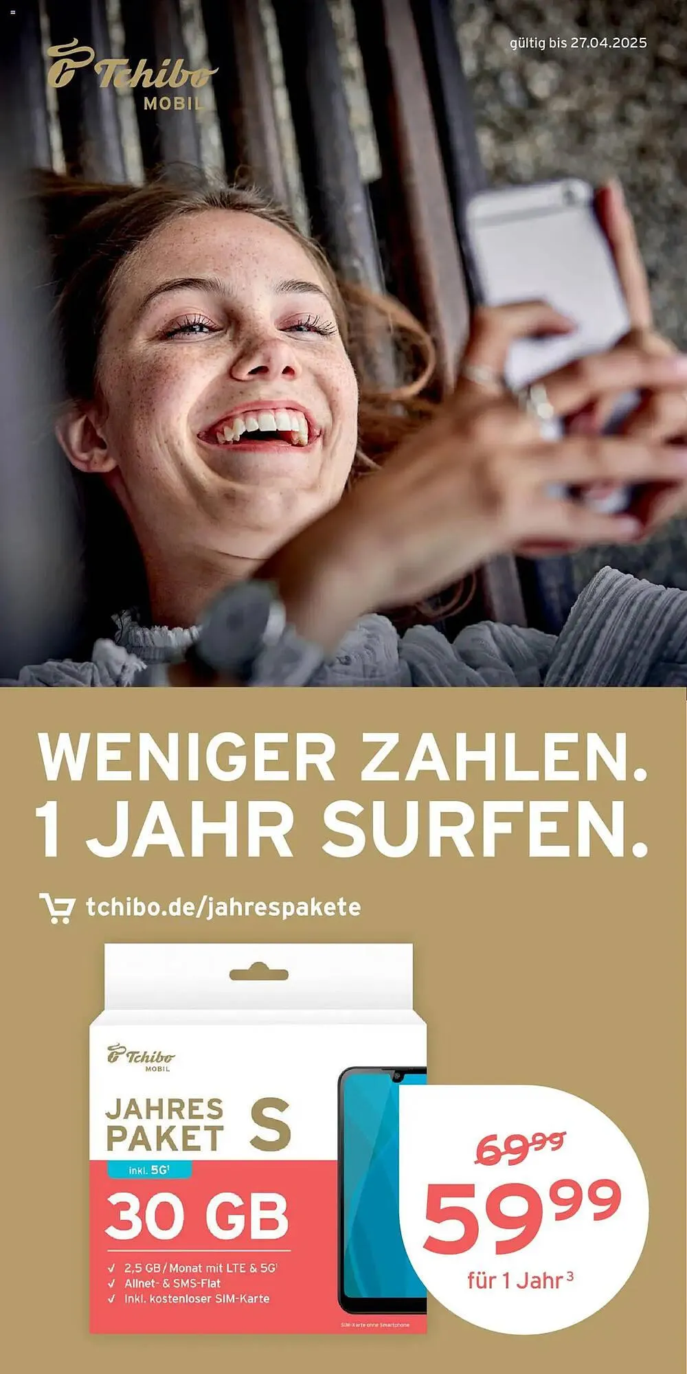 Tchibo Prospekt von 2. April bis 27. April 2025 - Prospekt seite 1