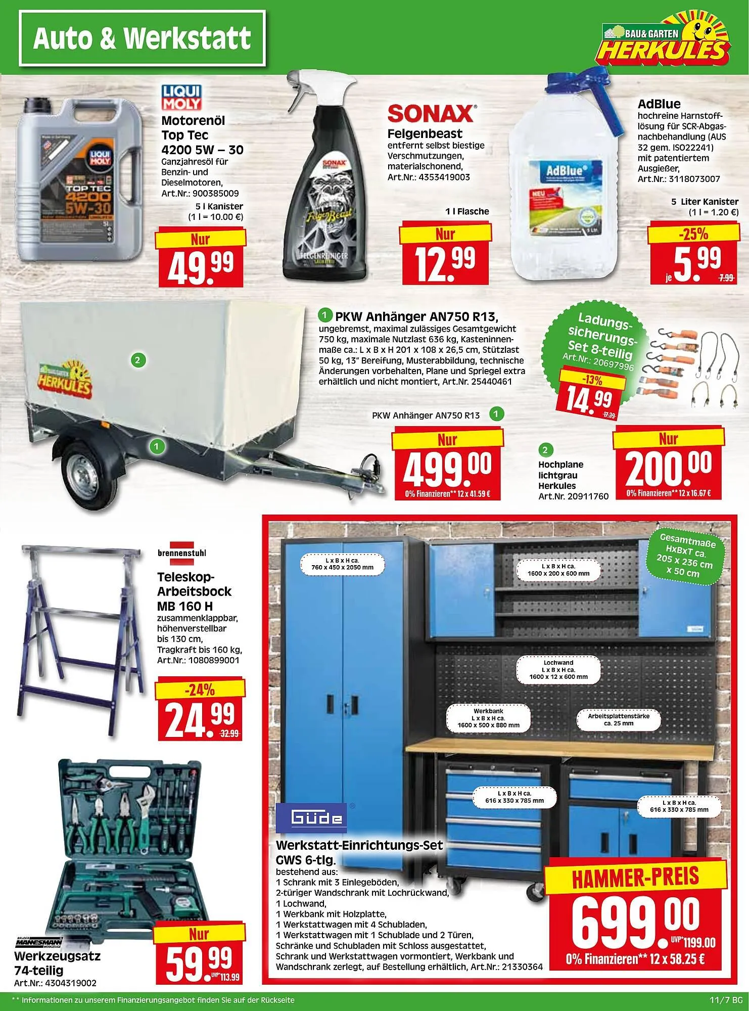 Herkules Baumarkt Prospekt von 10. März bis 15. März 2025 - Prospekt seite 7