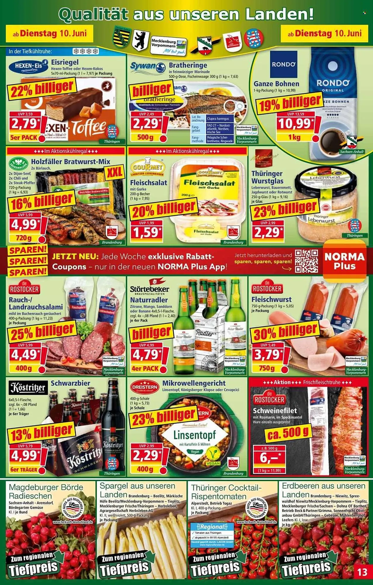 Norma Prospekt von 10. Juni bis 15. Juni 2025 - Prospekt seite 14