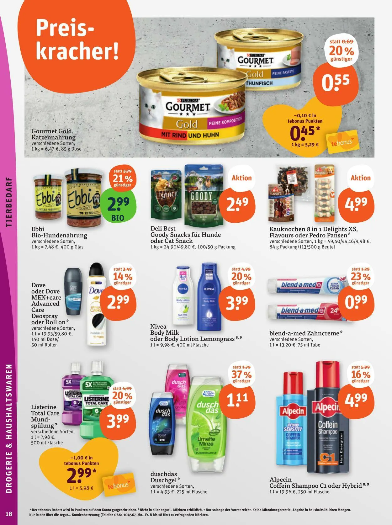 Tegut Aktueller Prospekt von 11. August bis 17. August 2025 - Prospekt seite 20