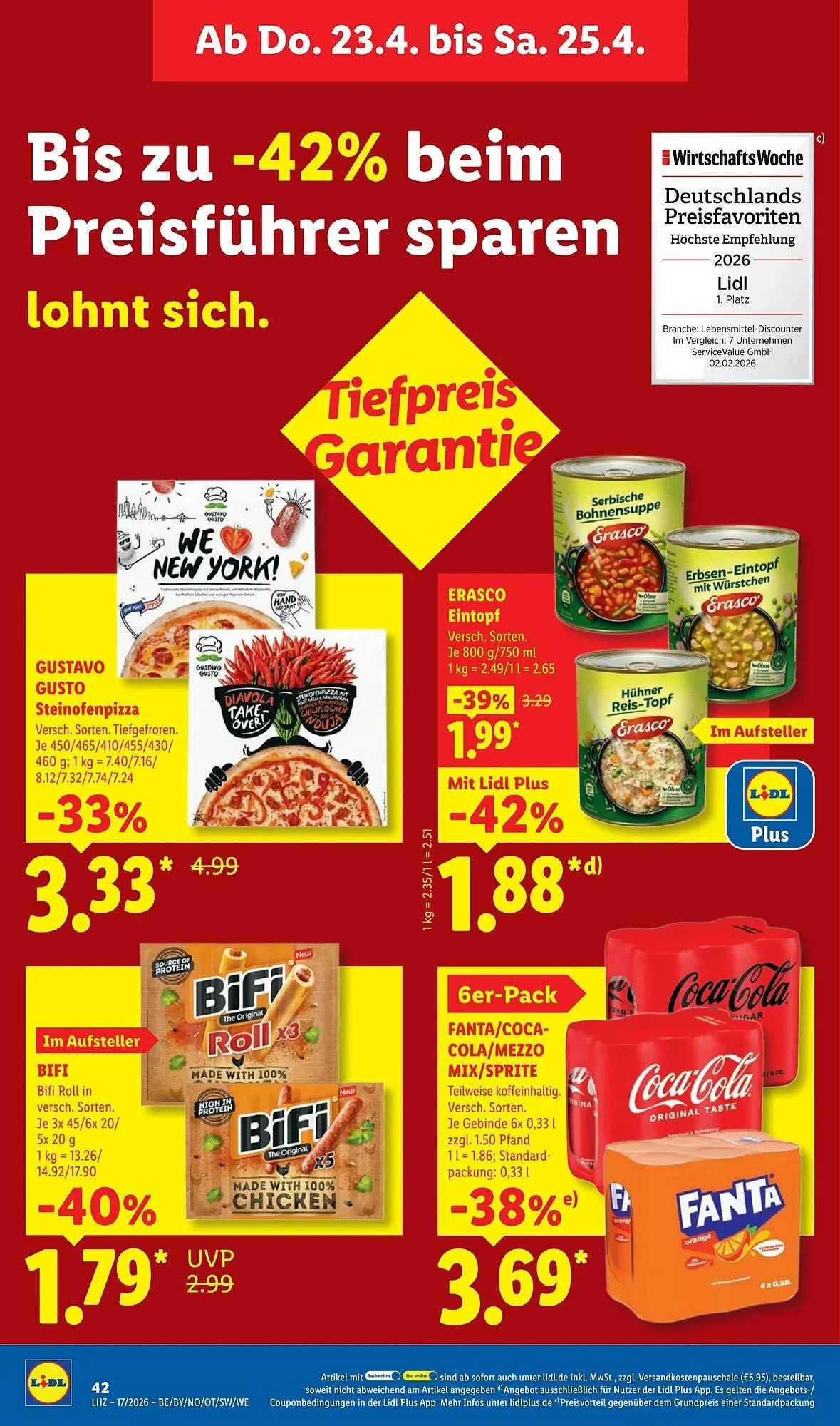 Lidl Prospekt von 20. April bis 26. April 2026 - Prospekt seite 62