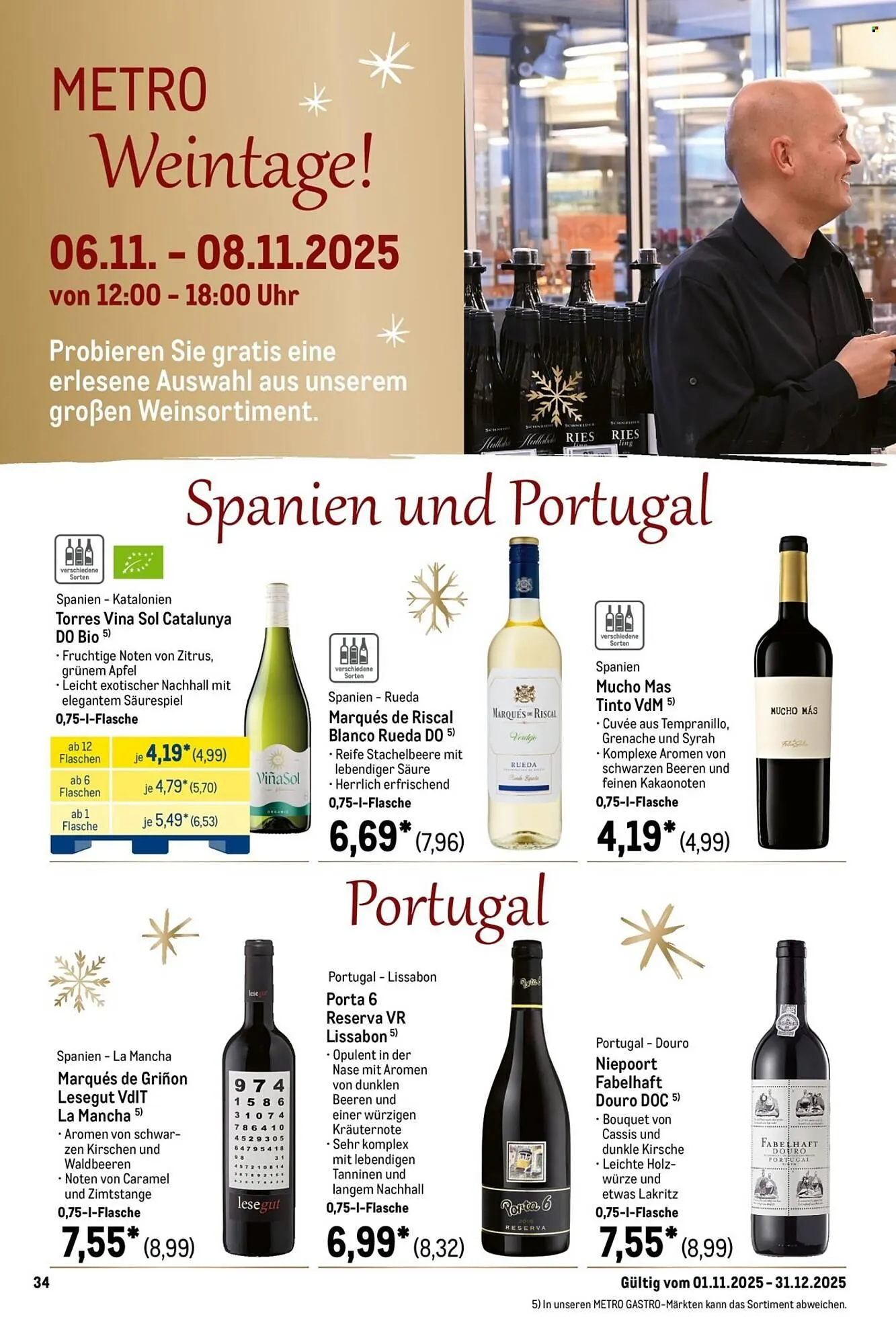 METRO Prospekt von 1. November bis 31. Dezember 2025 - Prospekt seite 34