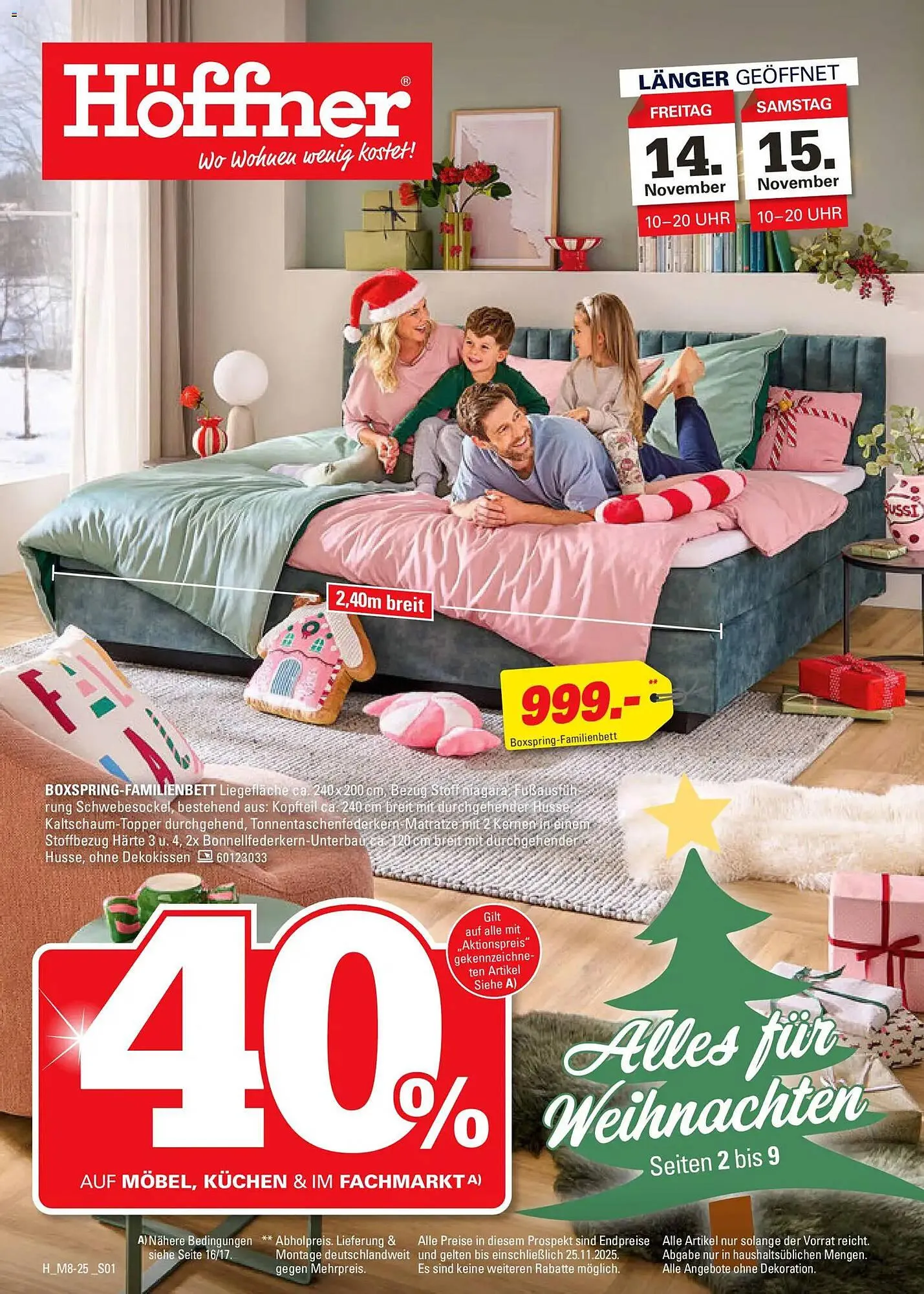 Höffner Prospekt von 12. November bis 25. November 2025 - Prospekt seite 1