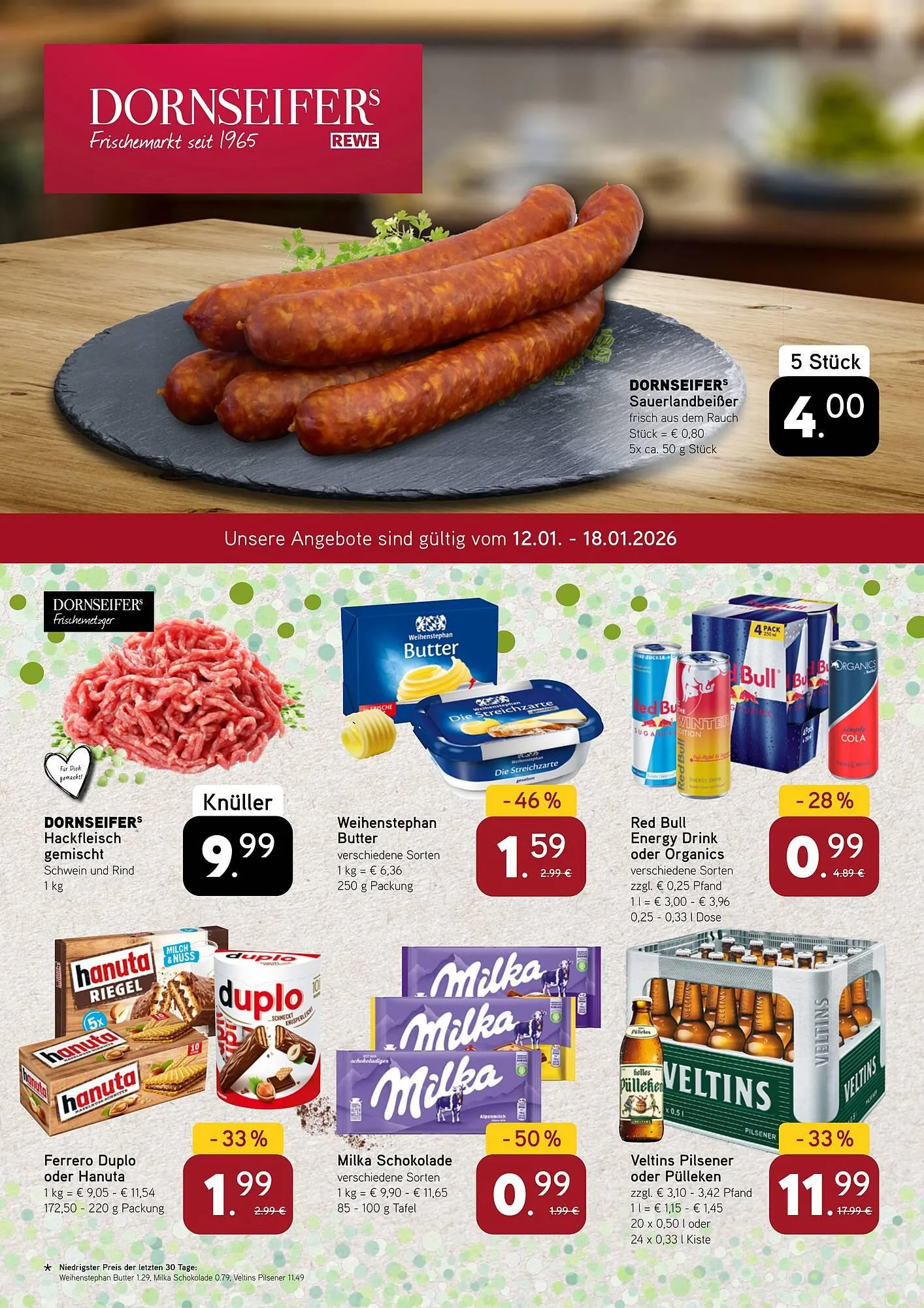Dornseifer Prospekt von 12. Januar bis 17. Januar 2026 - Prospekt seite 1