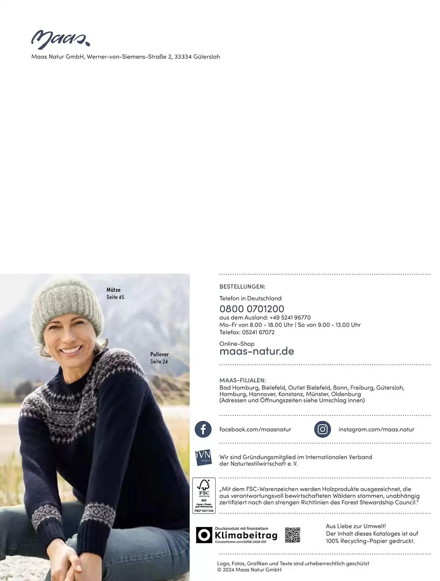 Maas Natur Prospekt von 29. Oktober bis 31. März 2025 - Prospekt seite 123