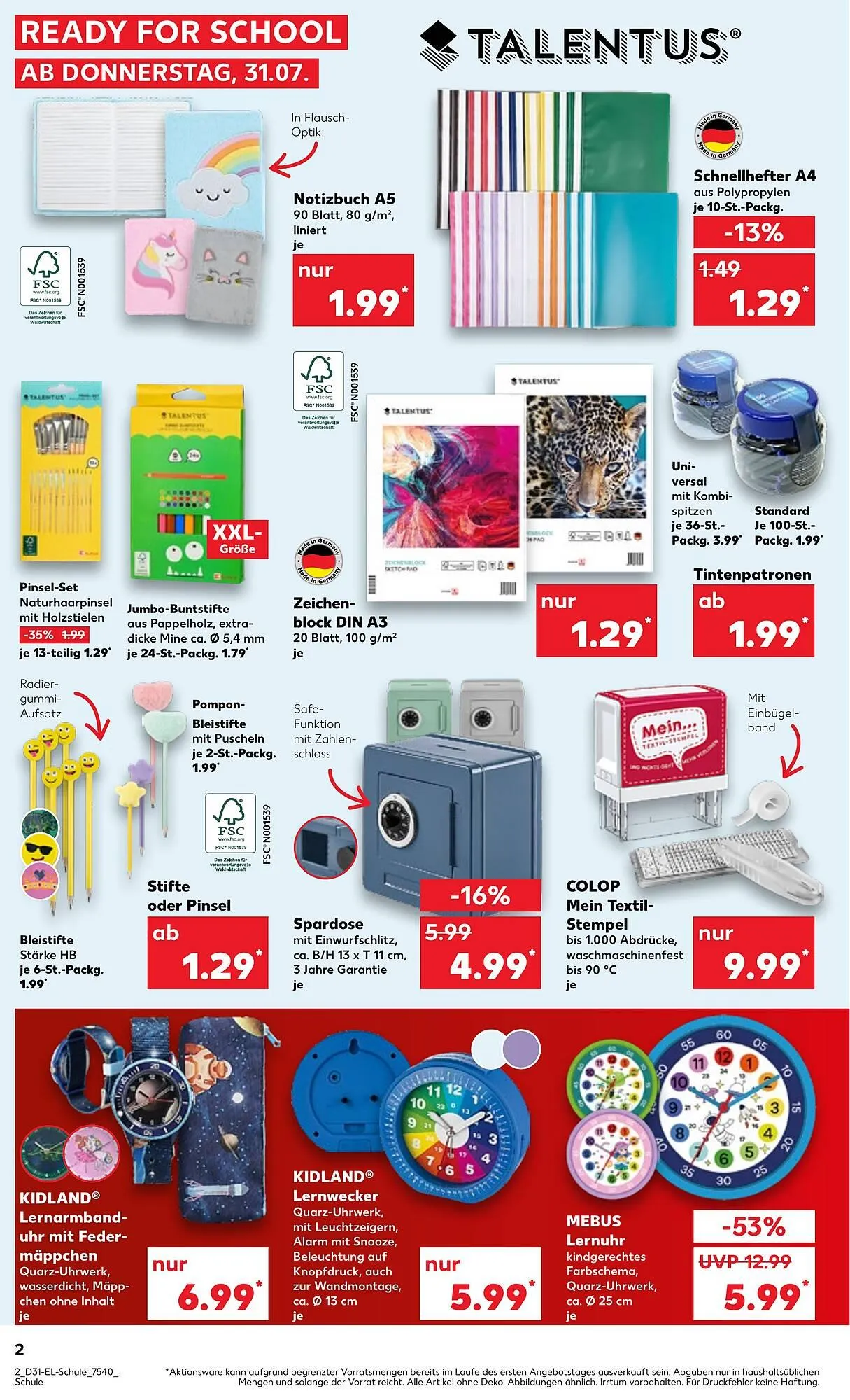 Kaufland Prospekt von 31. Juli bis 13. August 2025 - Prospekt seite 2
