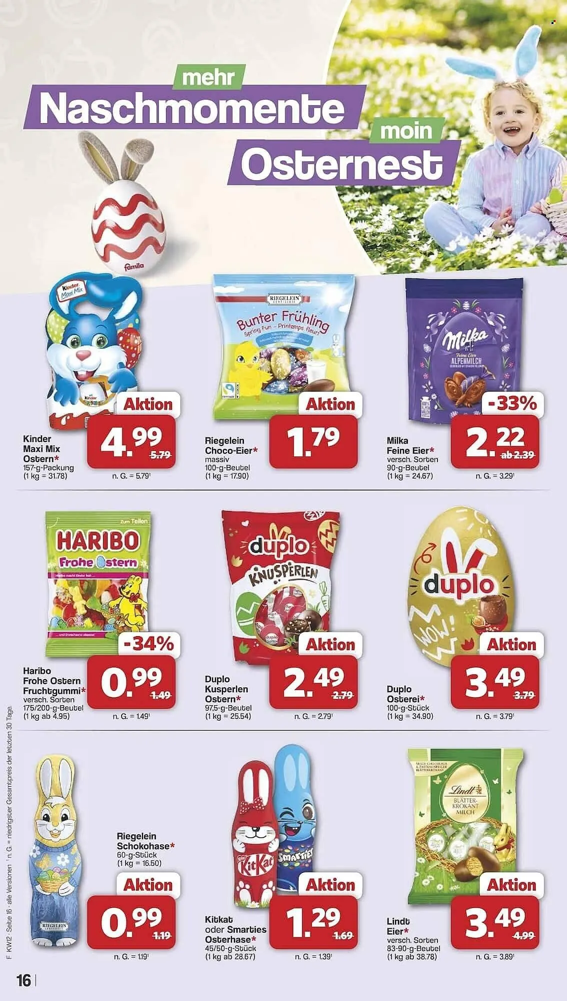 Famila Nord Ost Prospekt von 16. März bis 21. März 2026 - Prospekt seite 22