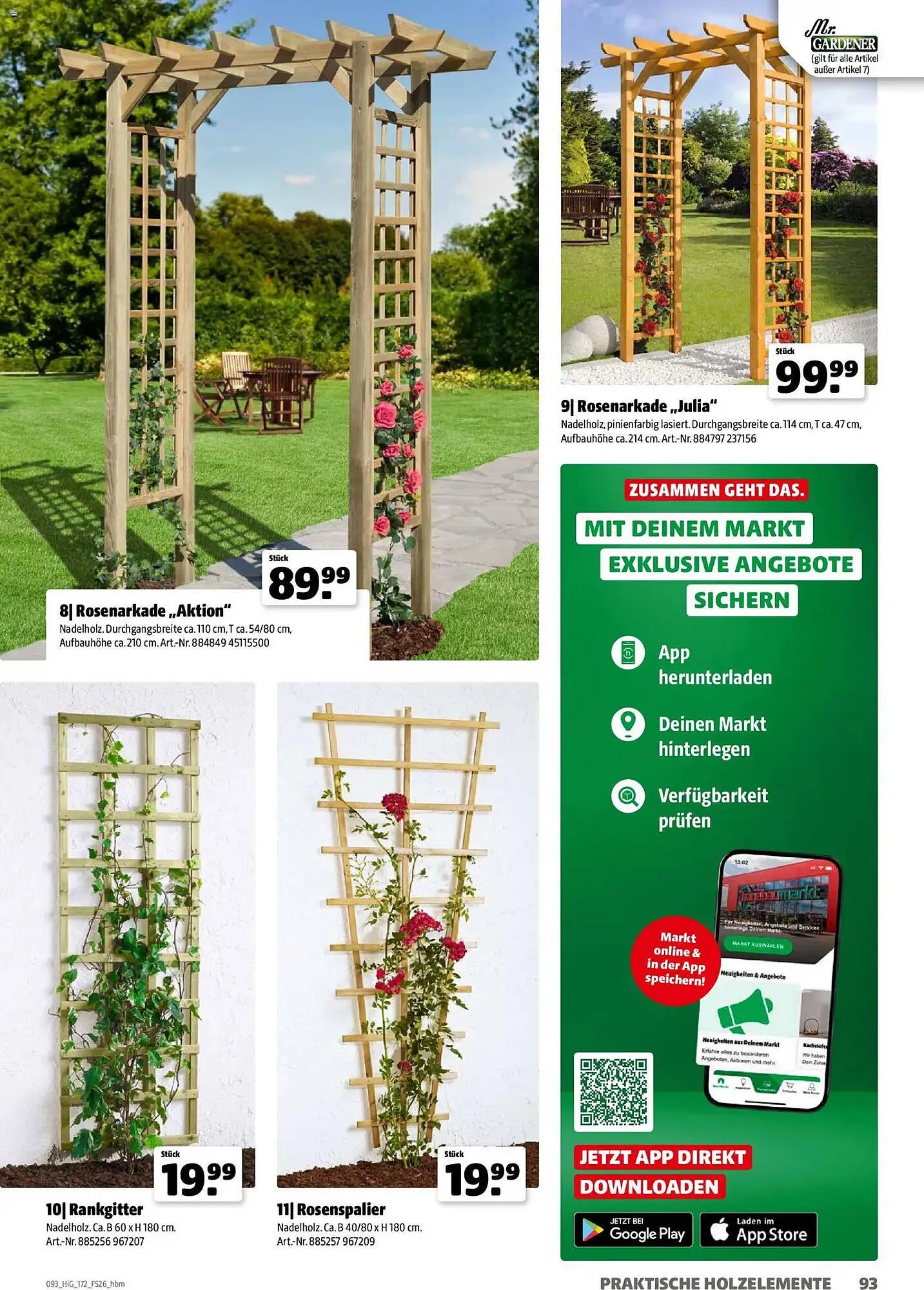Hagebau Prospekt von 2. März bis 31. Dezember 2026 - Prospekt seite 93