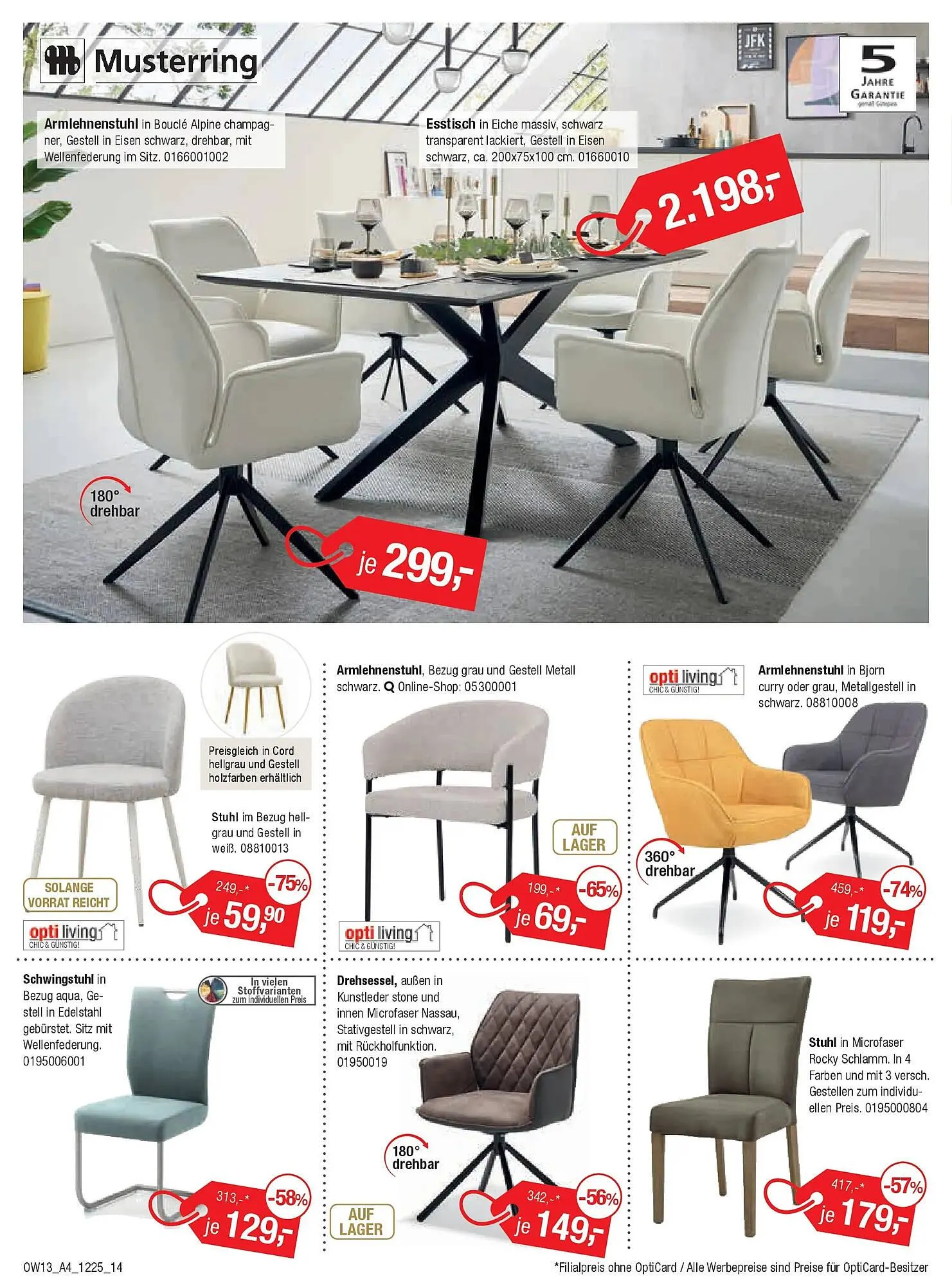 Opti Wohnwelt Prospekt von 18. Dezember bis 10. Januar 2026 - Prospekt seite 14