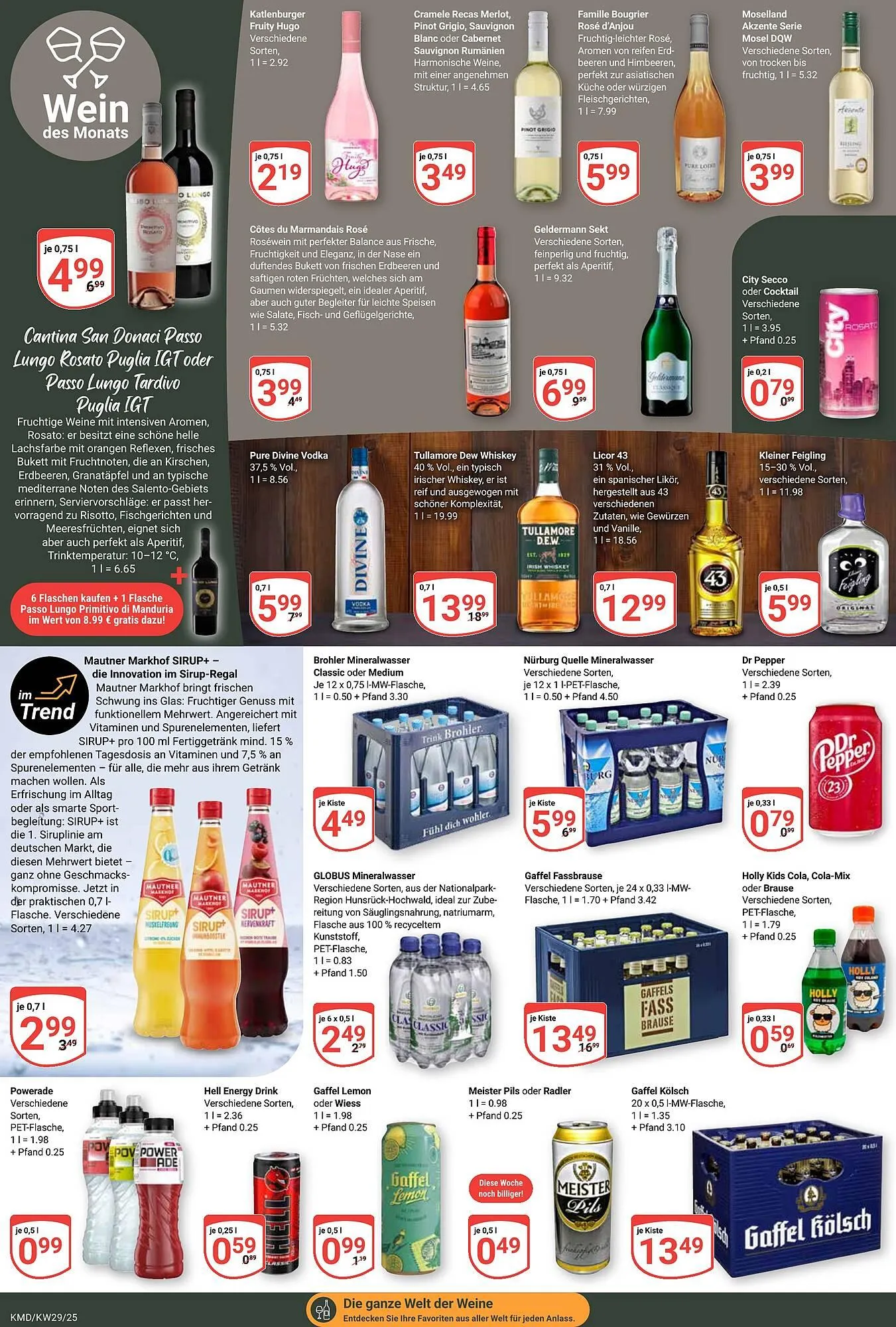 Globus Prospekt von 14. Juli bis 19. Juli 2025 - Prospekt seite 18