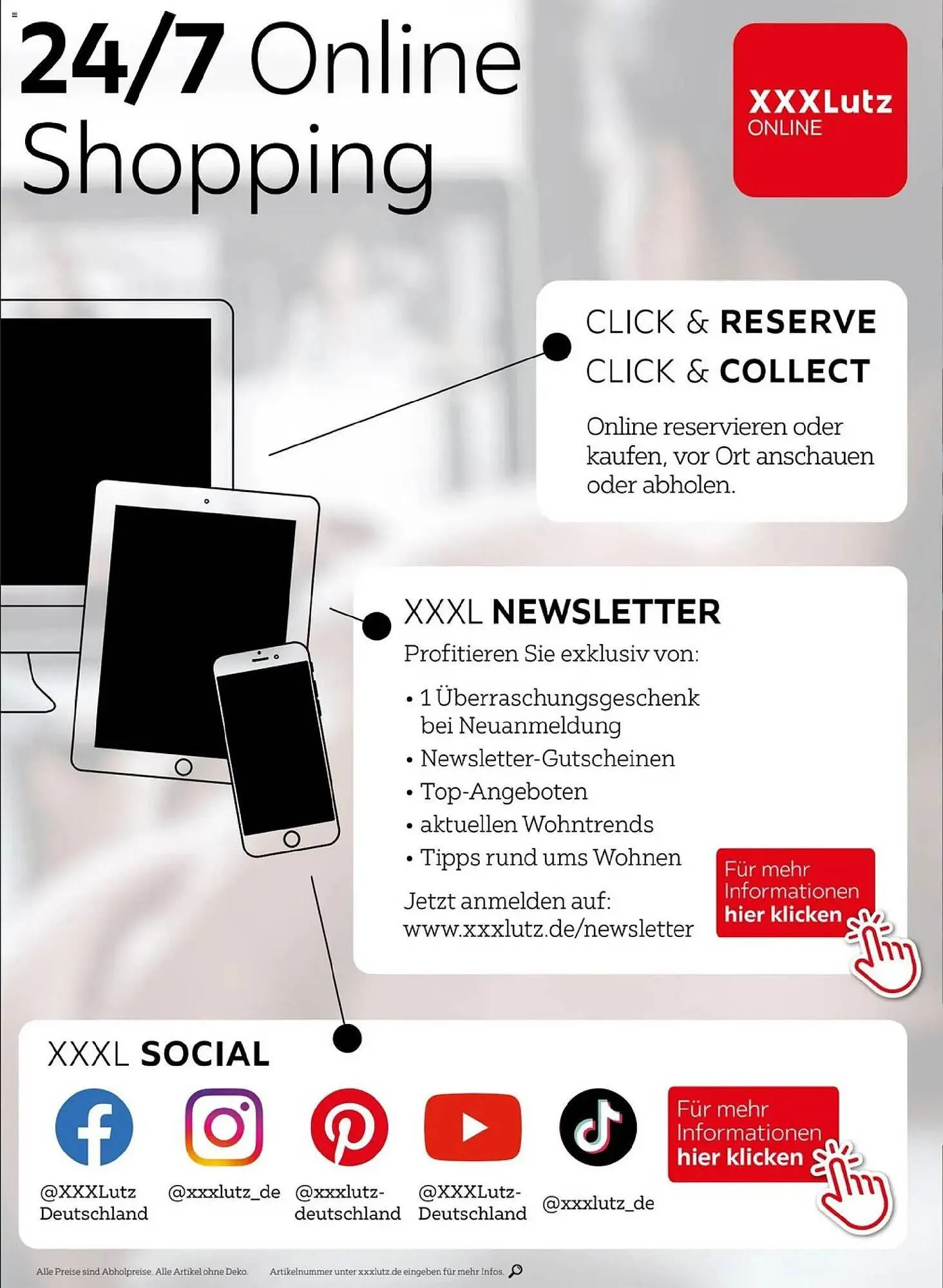 XXXLutz Prospekt von 11. April bis 2. Mai 2026 - Prospekt seite 30