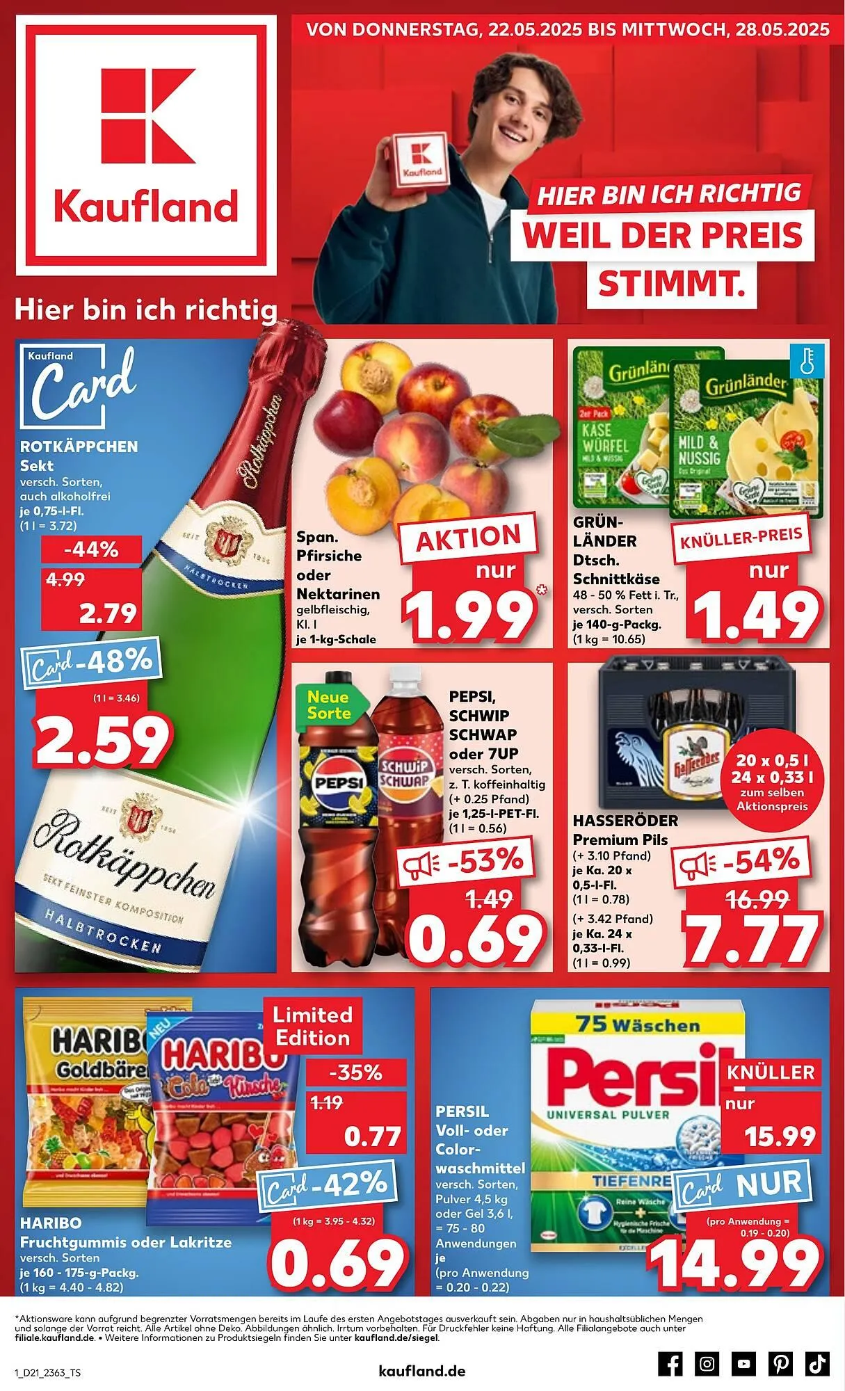 Kaufland Prospekt von 21. Mai bis 27. Mai 2025 - Prospekt seite 1