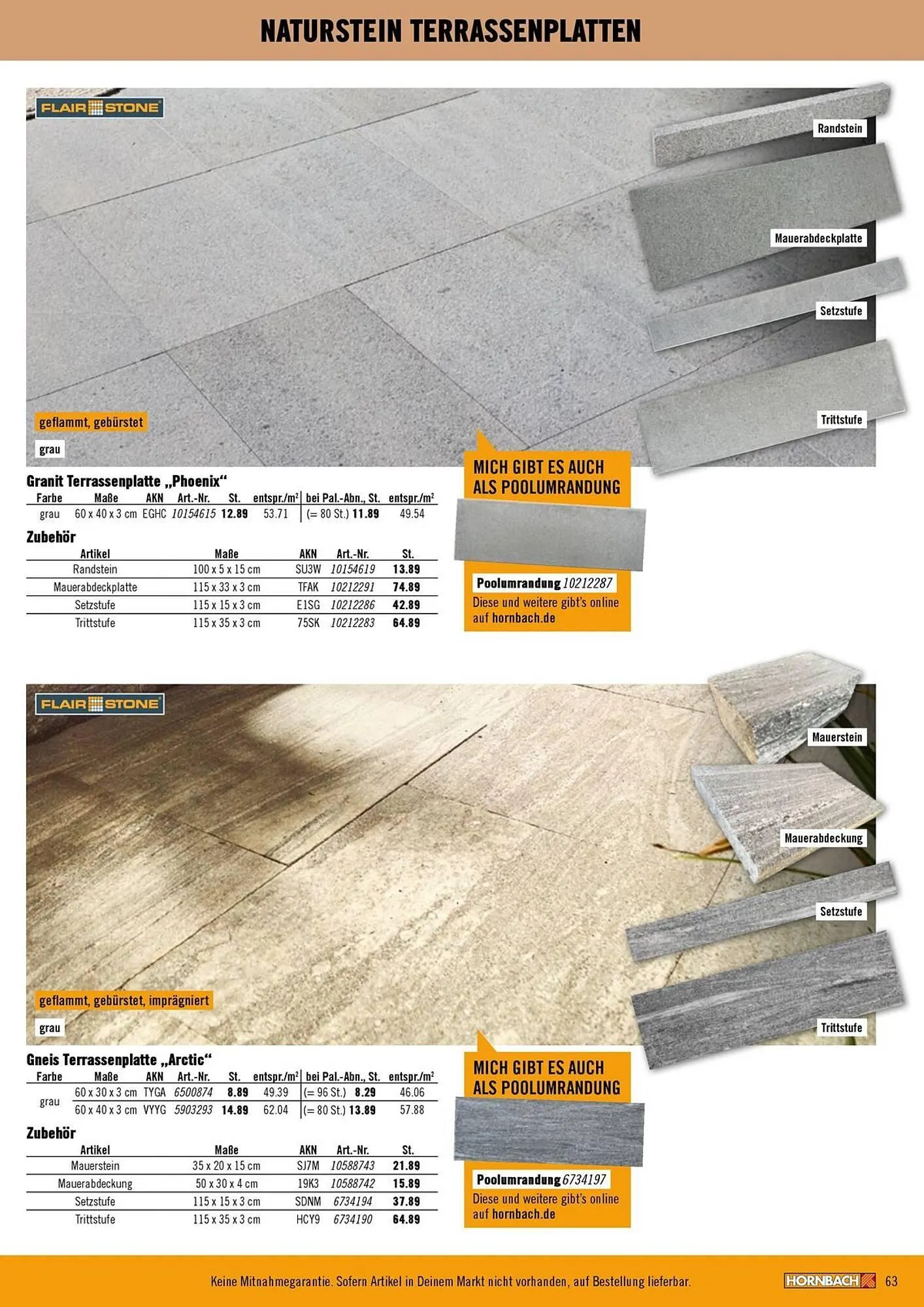 Hornbach Prospekt von 9. April bis 15. April 2025 - Prospekt seite 63
