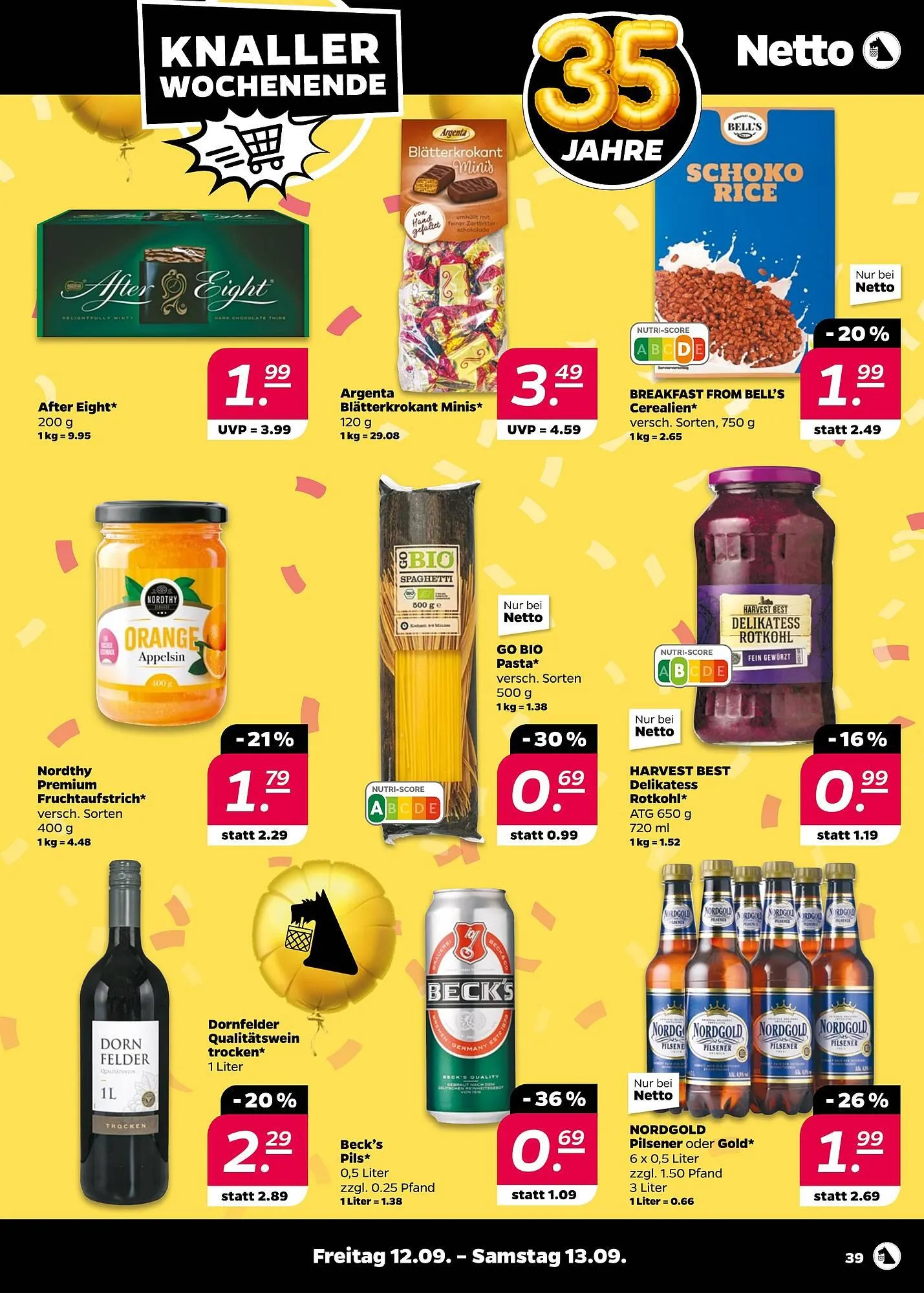 NETTO Prospekt von 8. September bis 13. September 2025 - Prospekt seite 39