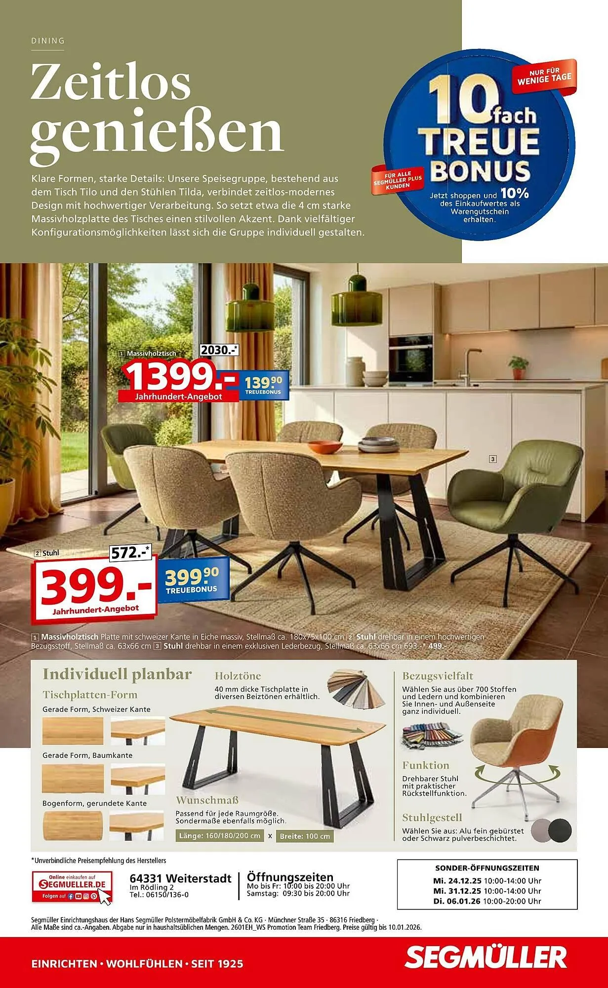 Segmüller Prospekt von 27. Dezember bis 10. Januar 2026 - Prospekt seite 20