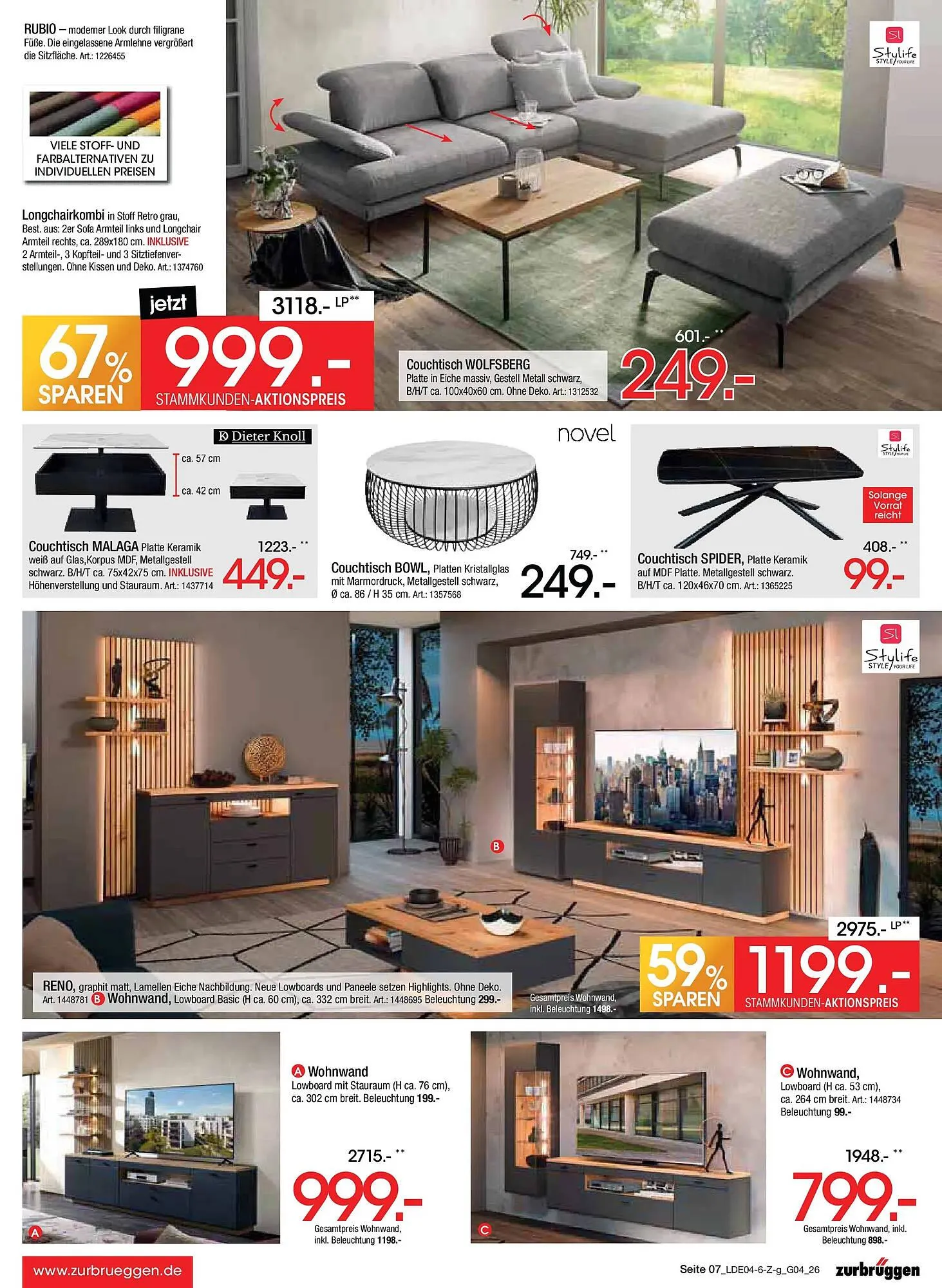 Zurbrüggen Prospekt von 10. April bis 25. April 2026 - Prospekt seite 7