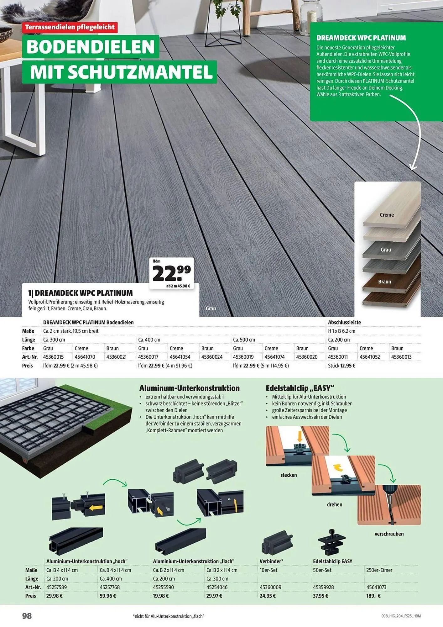 Hagebau Prospekt von 19. September bis 31. Dezember 2025 - Prospekt seite 98