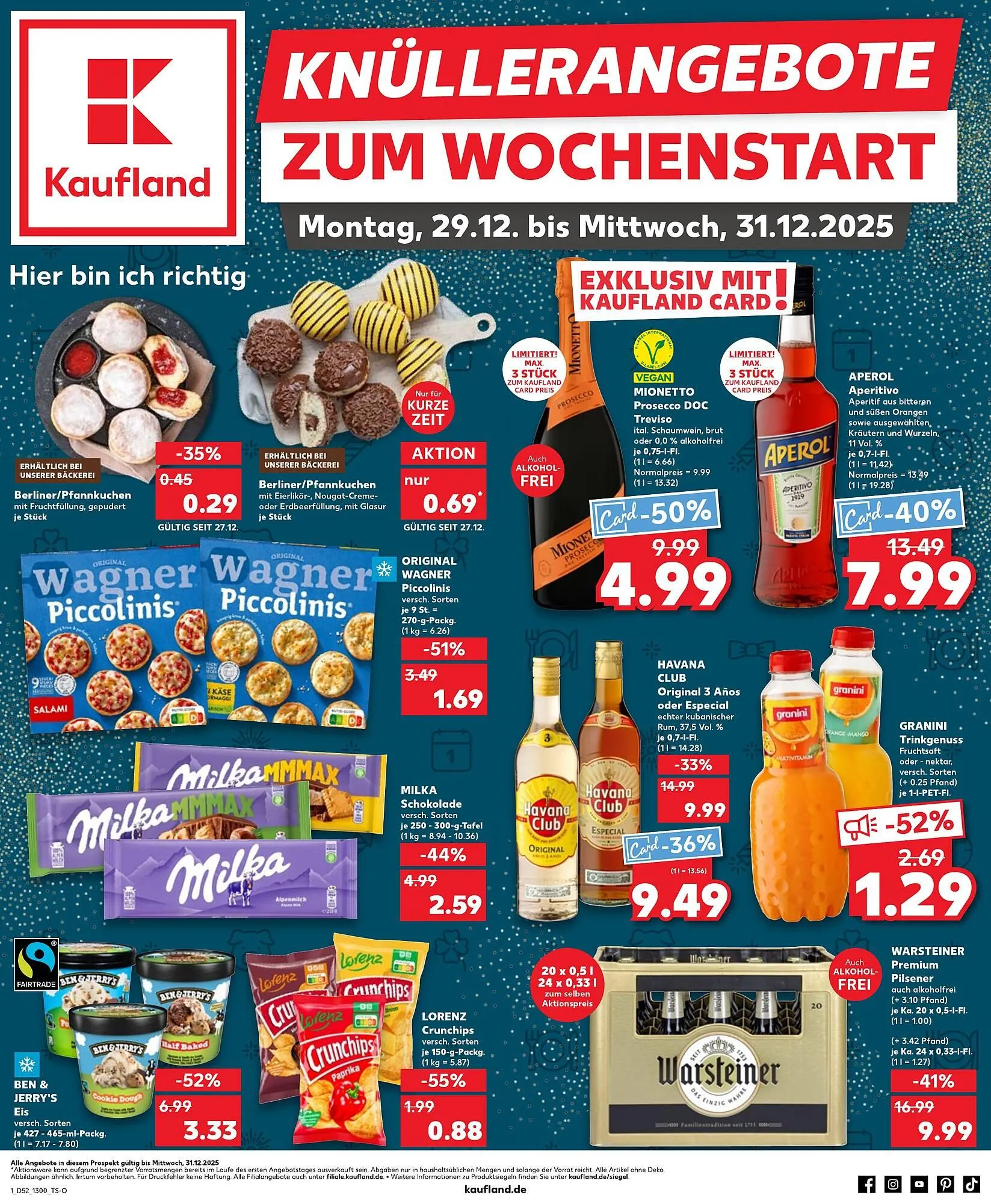 Kaufland Prospekt von 29. Dezember bis 31. Dezember 2025 - Prospekt seite 1