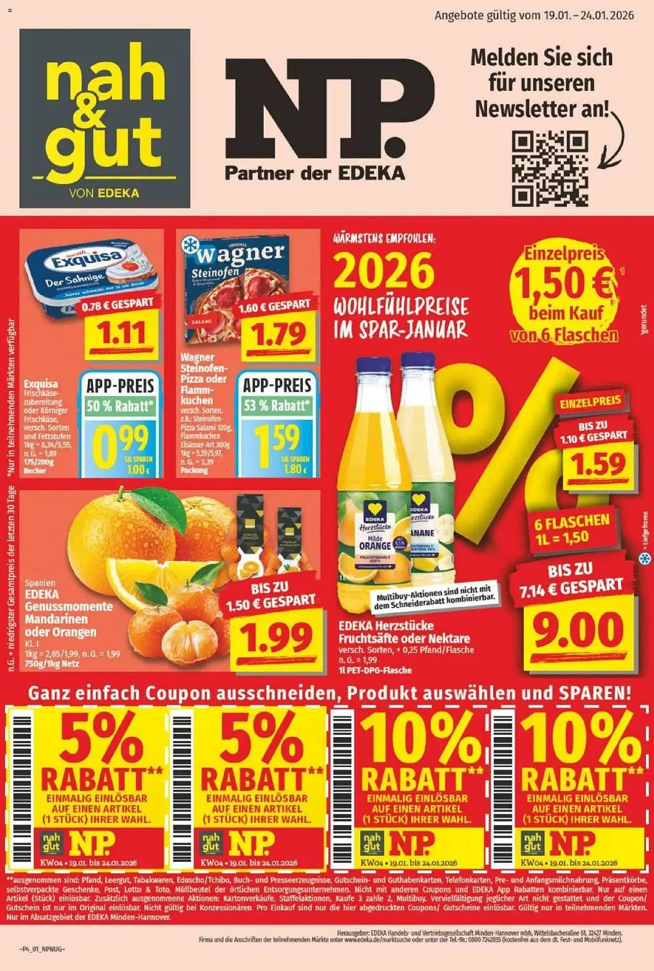 NP Discount Prospekt von 18. Januar bis 24. Januar 2026 - Prospekt seite 1