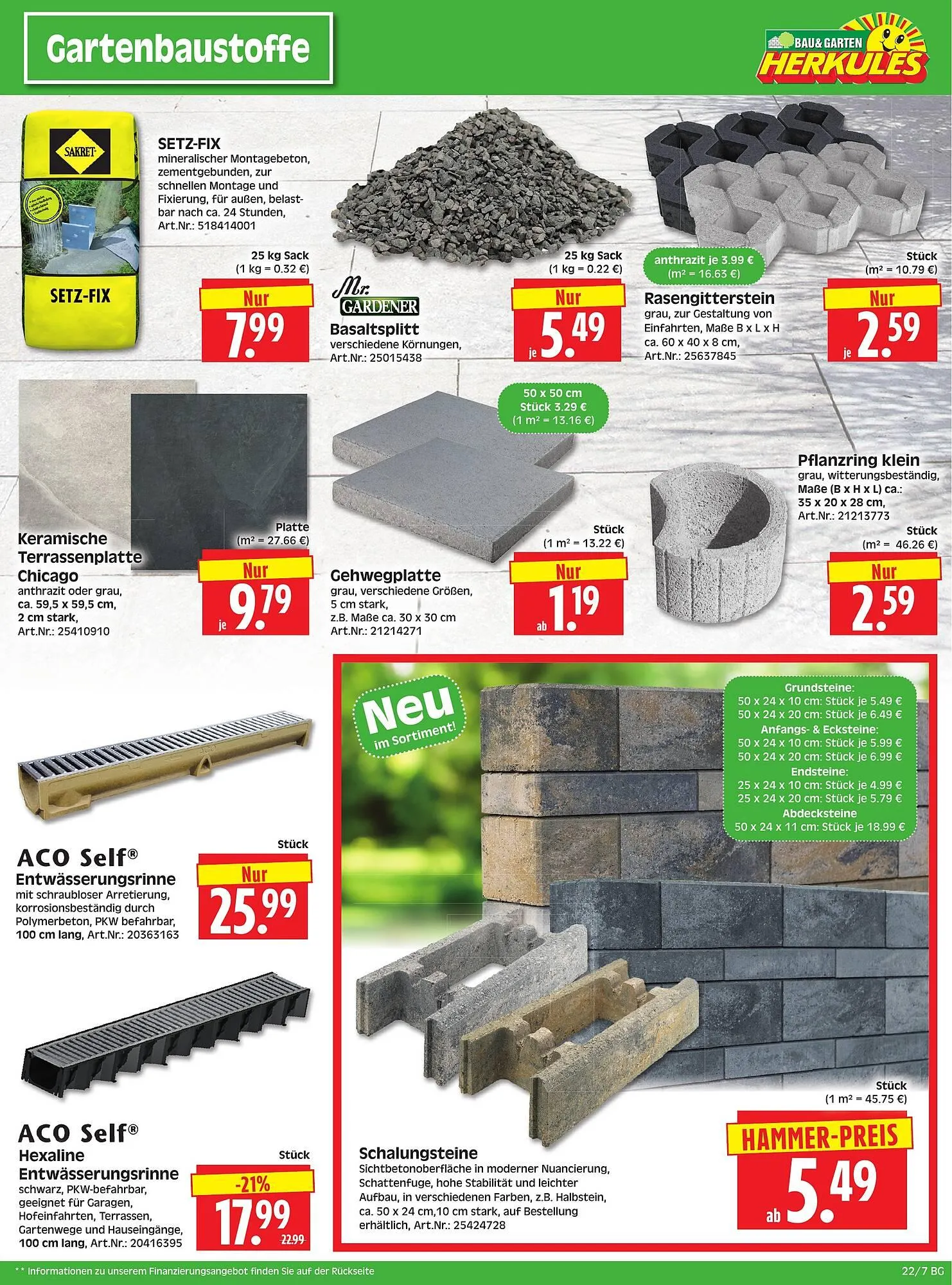 Herkules Baumarkt Prospekt von 26. Mai bis 31. Mai 2025 - Prospekt seite 7