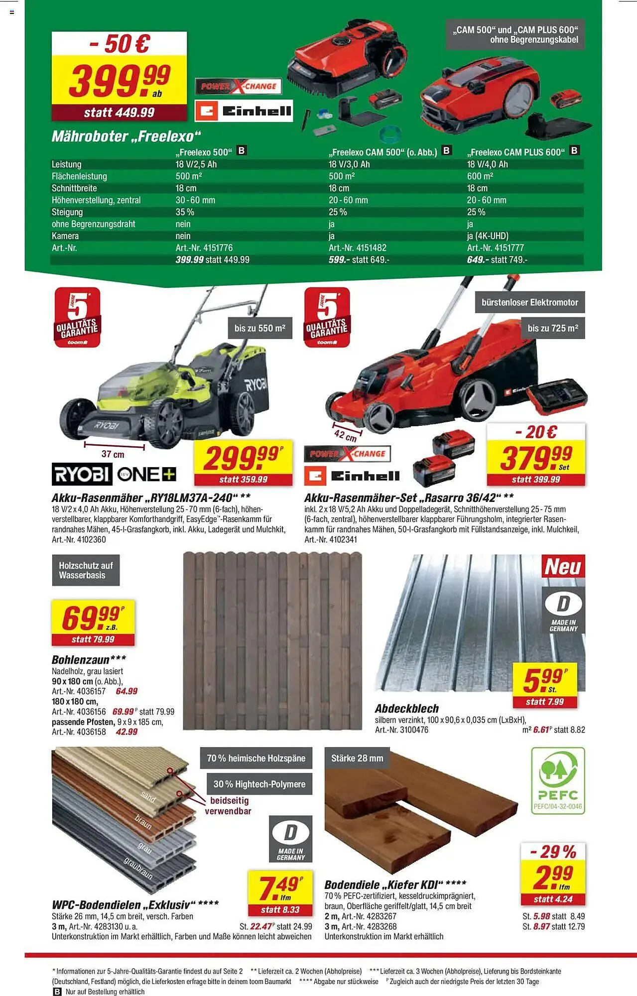 toom Baumarkt Prospekt von 21. Juni bis 27. Juni 2025 - Prospekt seite 6