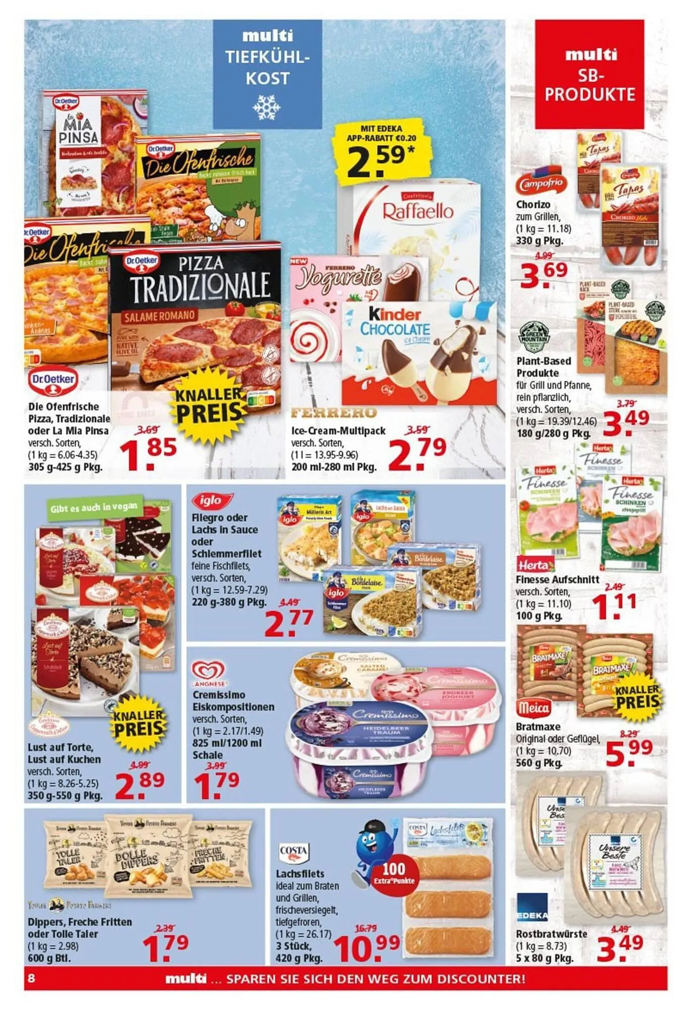 Multi Markt Prospekt von 23. April bis 26. April 2025 - Prospekt seite 8
