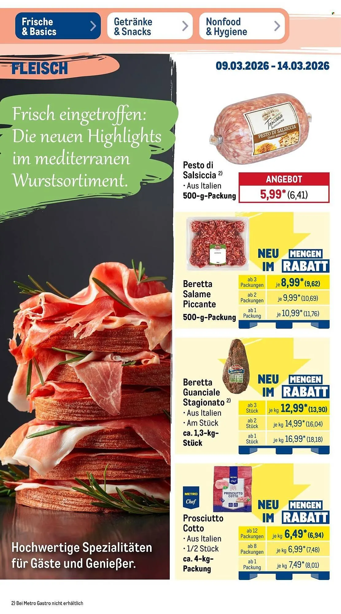 METRO Prospekt von 9. März bis 14. März 2026 - Prospekt seite 15