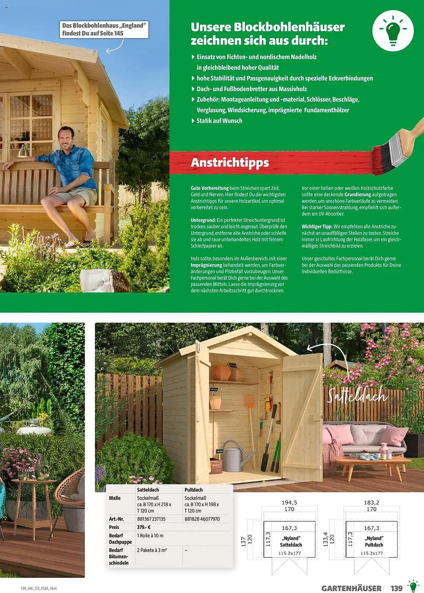 Hagebau Prospekt von 2. März bis 31. Dezember 2026 - Prospekt seite 139