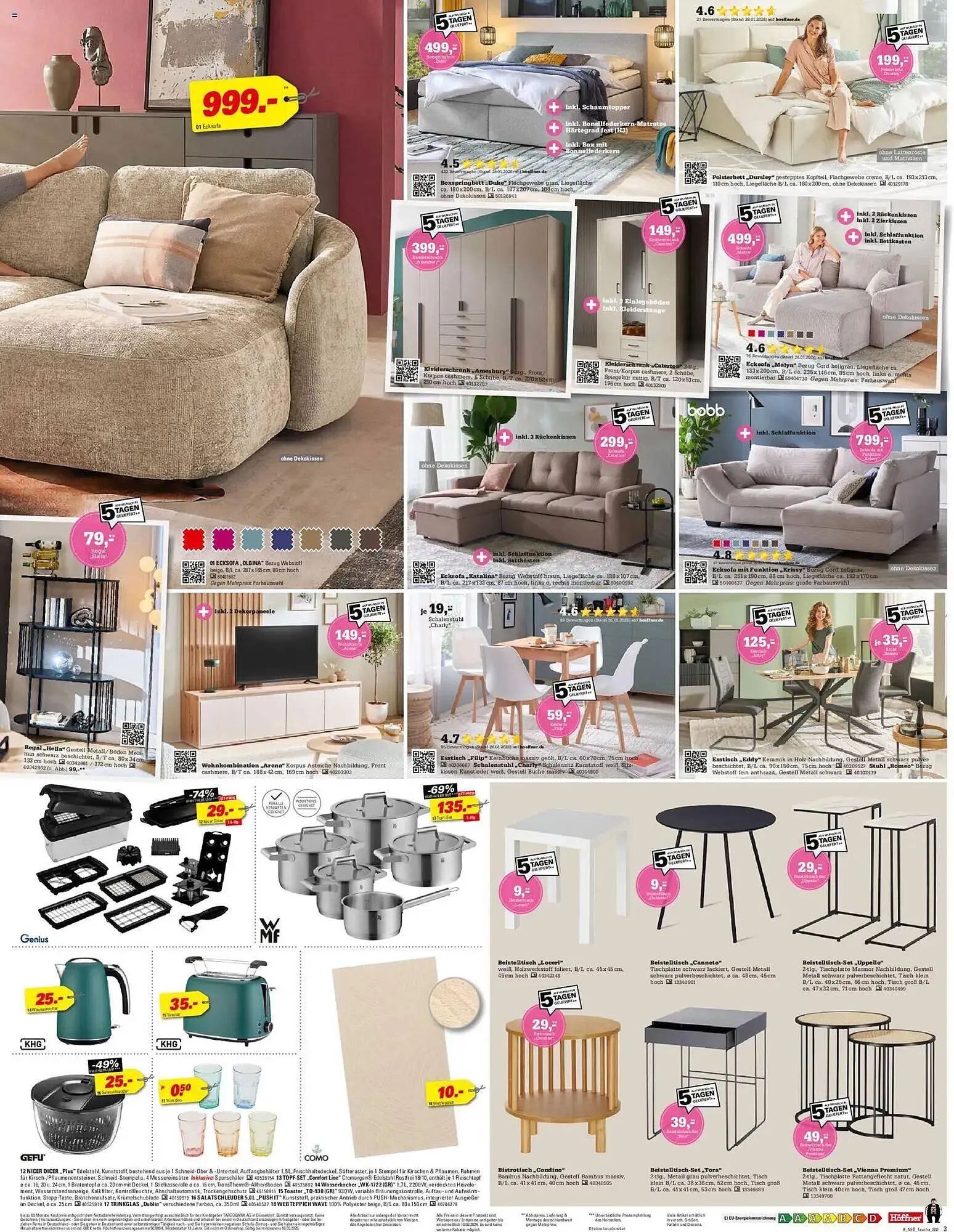 Höffner Prospekt von 25. Februar bis 10. März 2026 - Prospekt seite 3