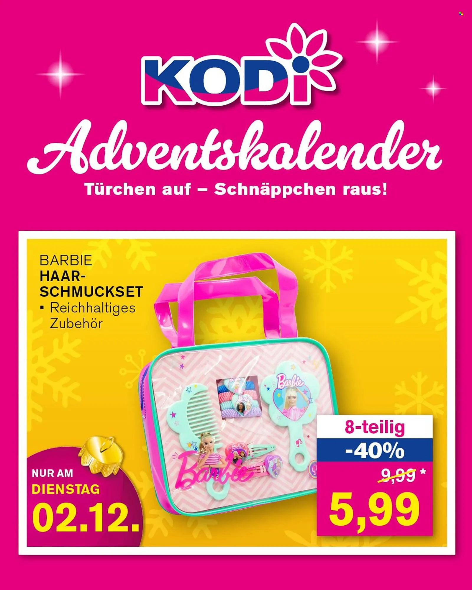 KODi Prospekt von 1. Dezember bis 6. Dezember 2025 - Prospekt seite 2