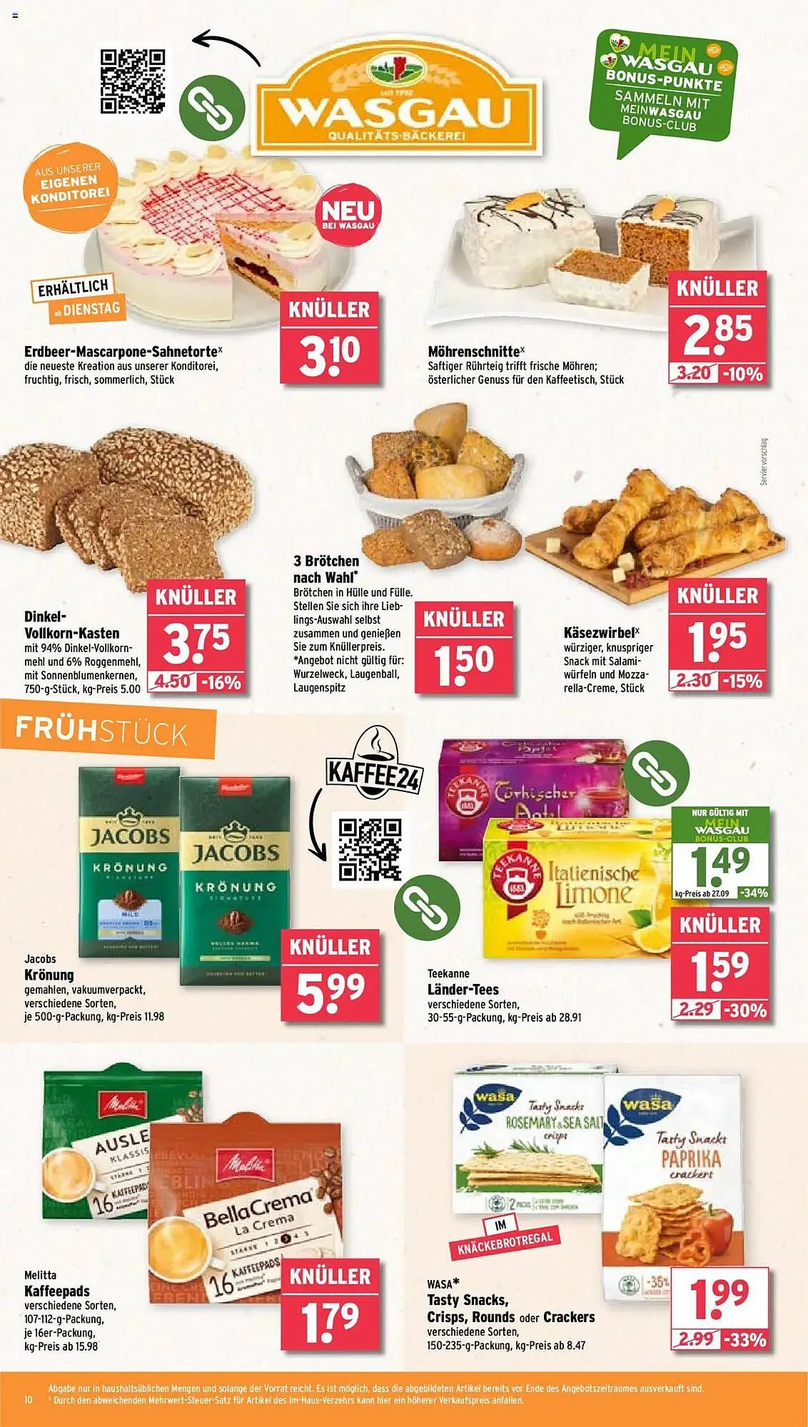 Wasgau Prospekt von 7. April bis 12. April 2025 - Prospekt seite 10