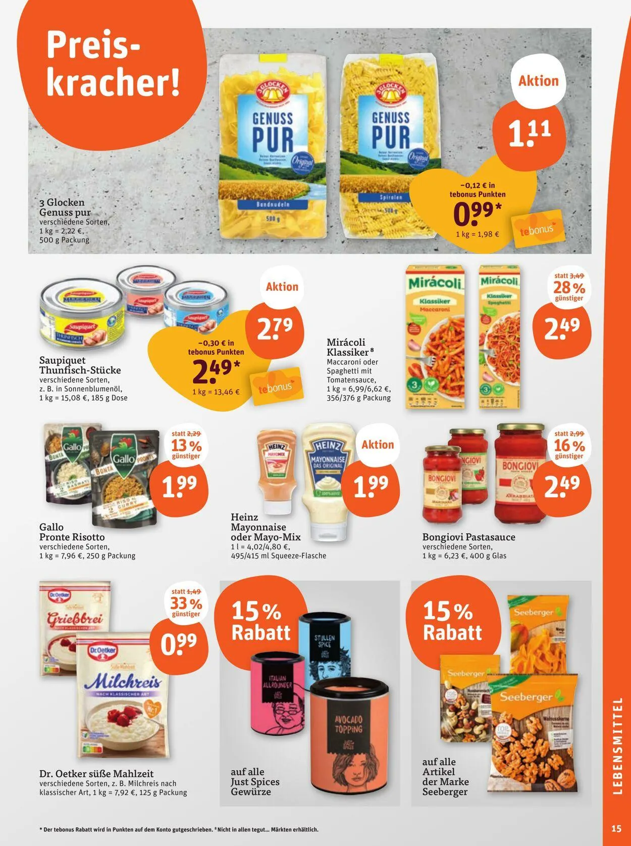 Tegut Aktueller Prospekt von 21. Juli bis 27. Juli 2025 - Prospekt seite 17