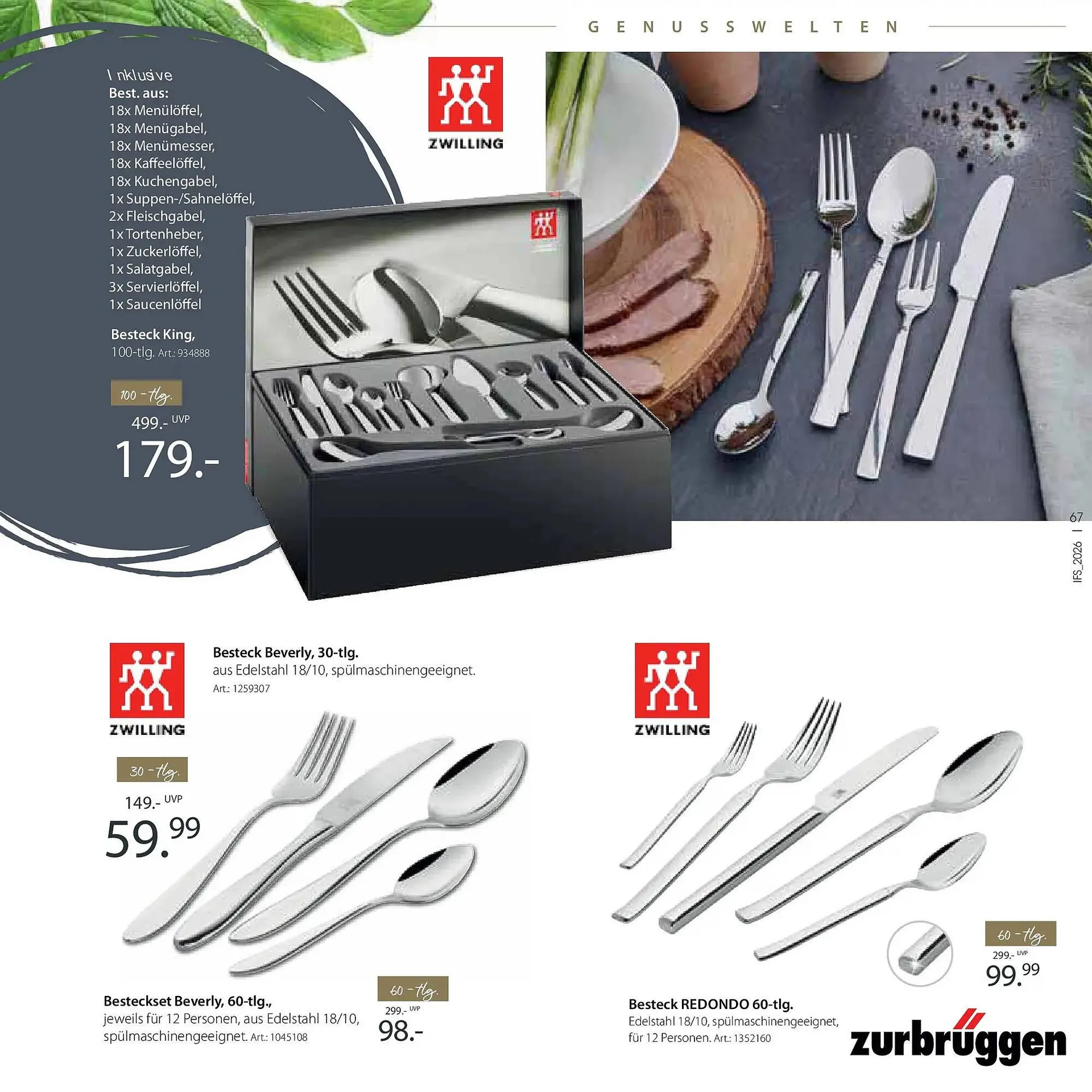 Zurbrüggen Prospekt von 14. April bis 26. September 2026 - Prospekt seite 65