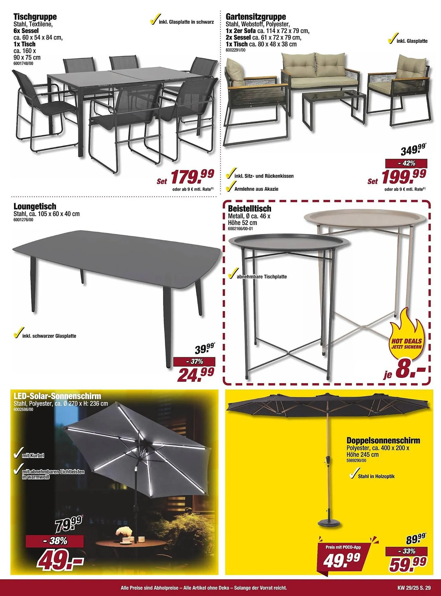 Poco Prospekt von 12. Juli bis 18. Juli 2025 - Prospekt seite 29
