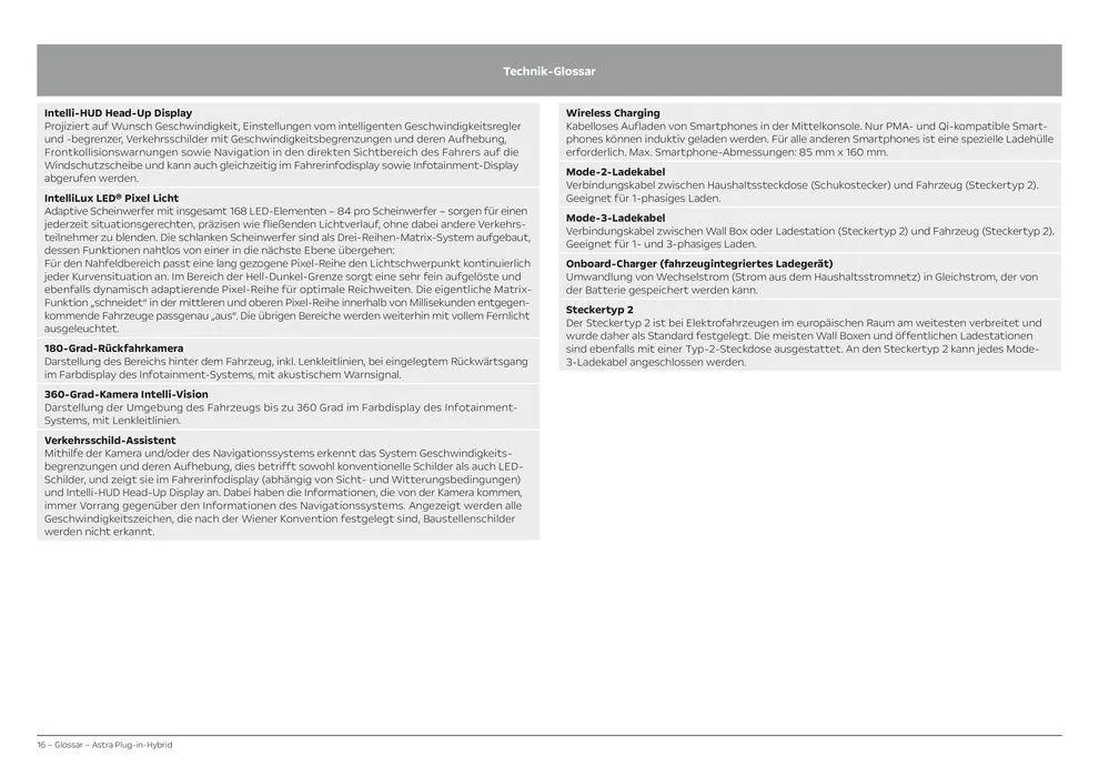 Opel Astra 5-Türer Plug-in-Hybrid von 6. April bis 6. April 2025 - Prospekt seite 16