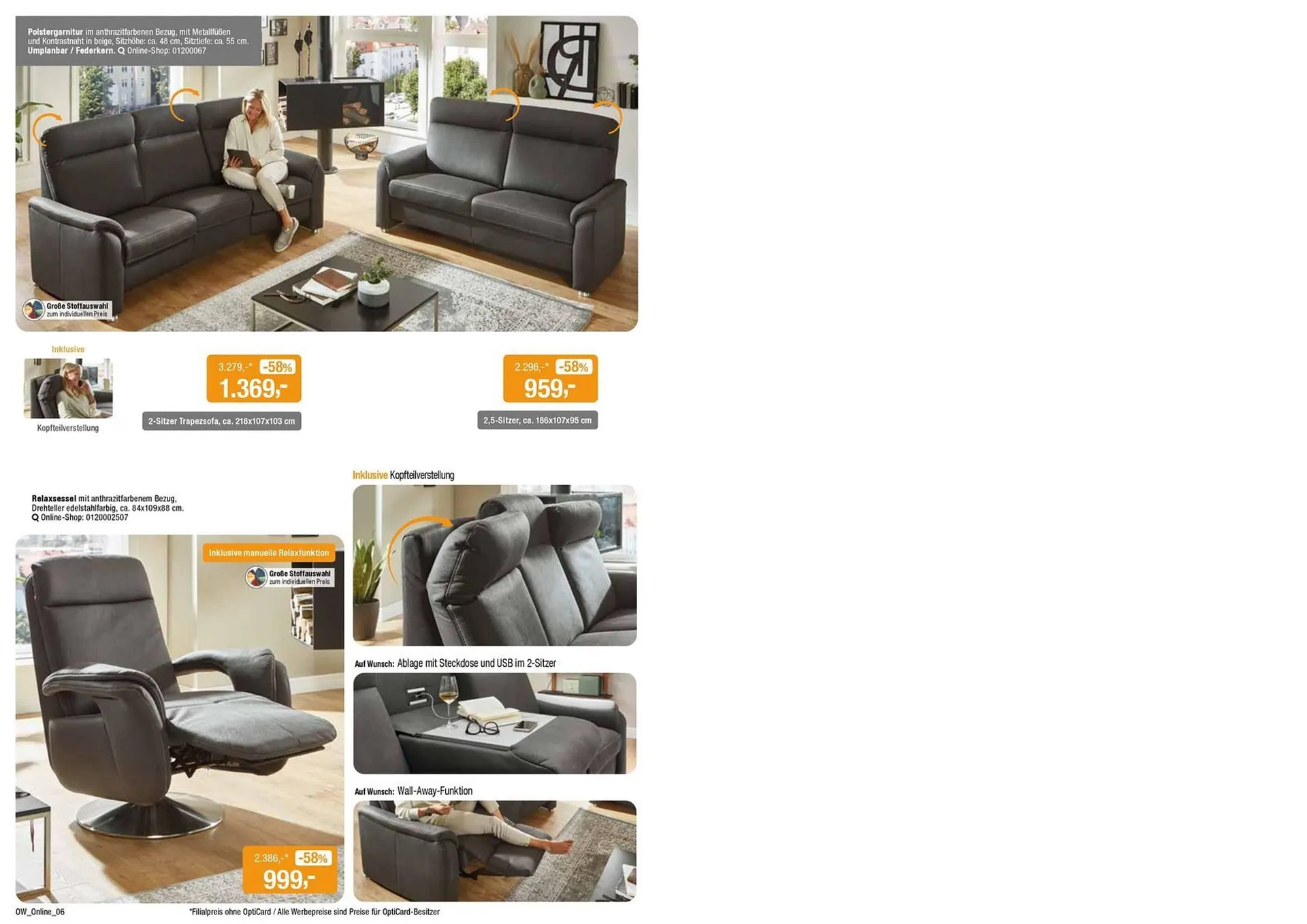 Opti Wohnwelt Prospekt von 13. Juli bis 24. Juli 2025 - Prospekt seite 6