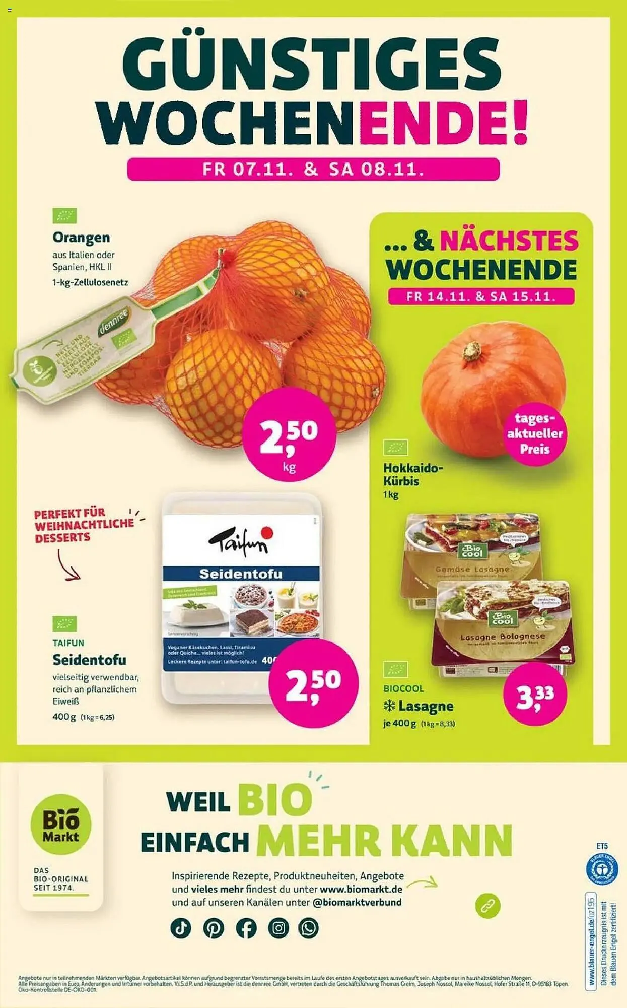 Biomarkt Prospekt von 5. November bis 18. November 2025 - Prospekt seite 12