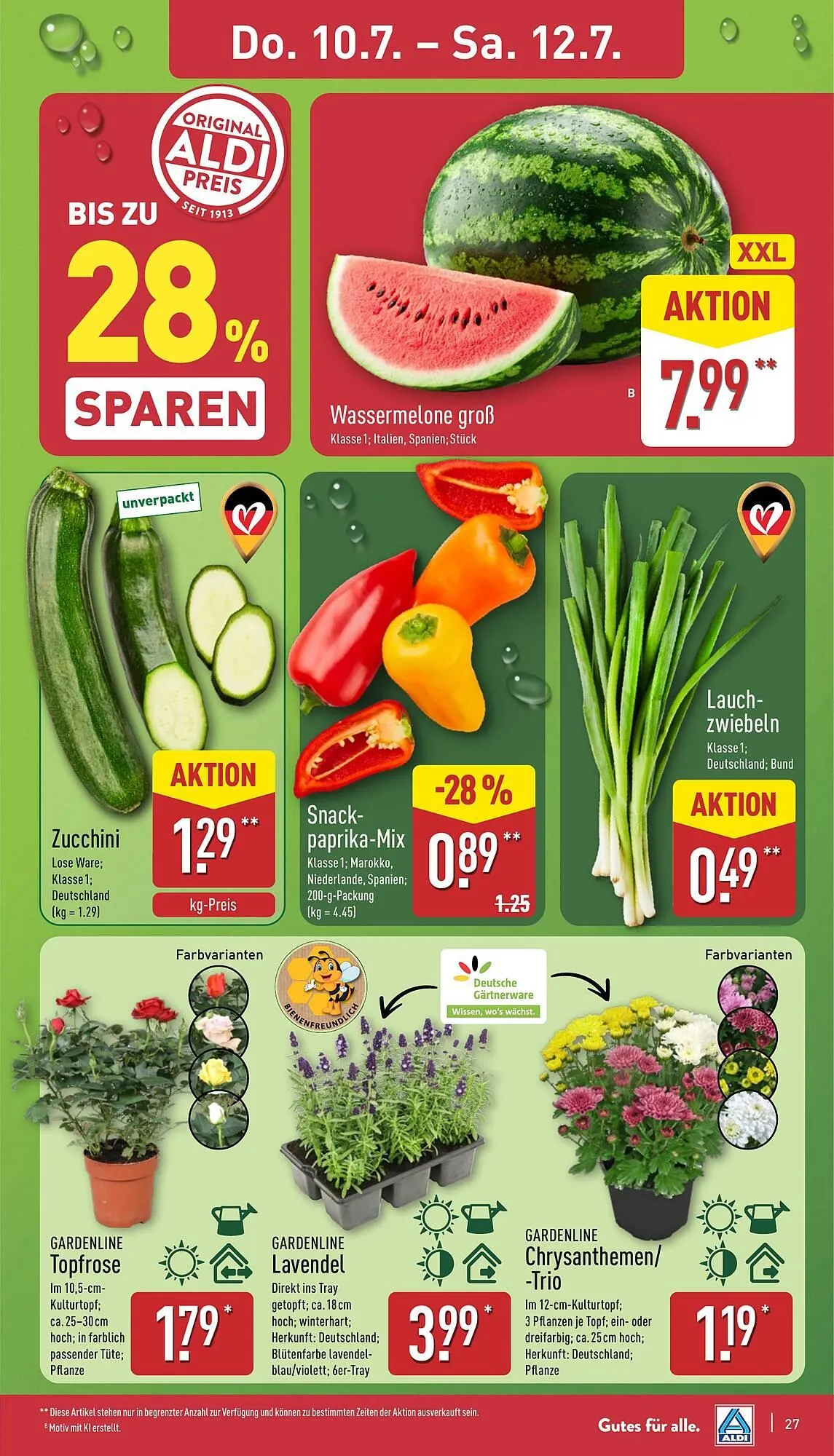 Aldi Nord Prospekt von 7. Juli bis 12. Juli 2025 - Prospekt seite 27