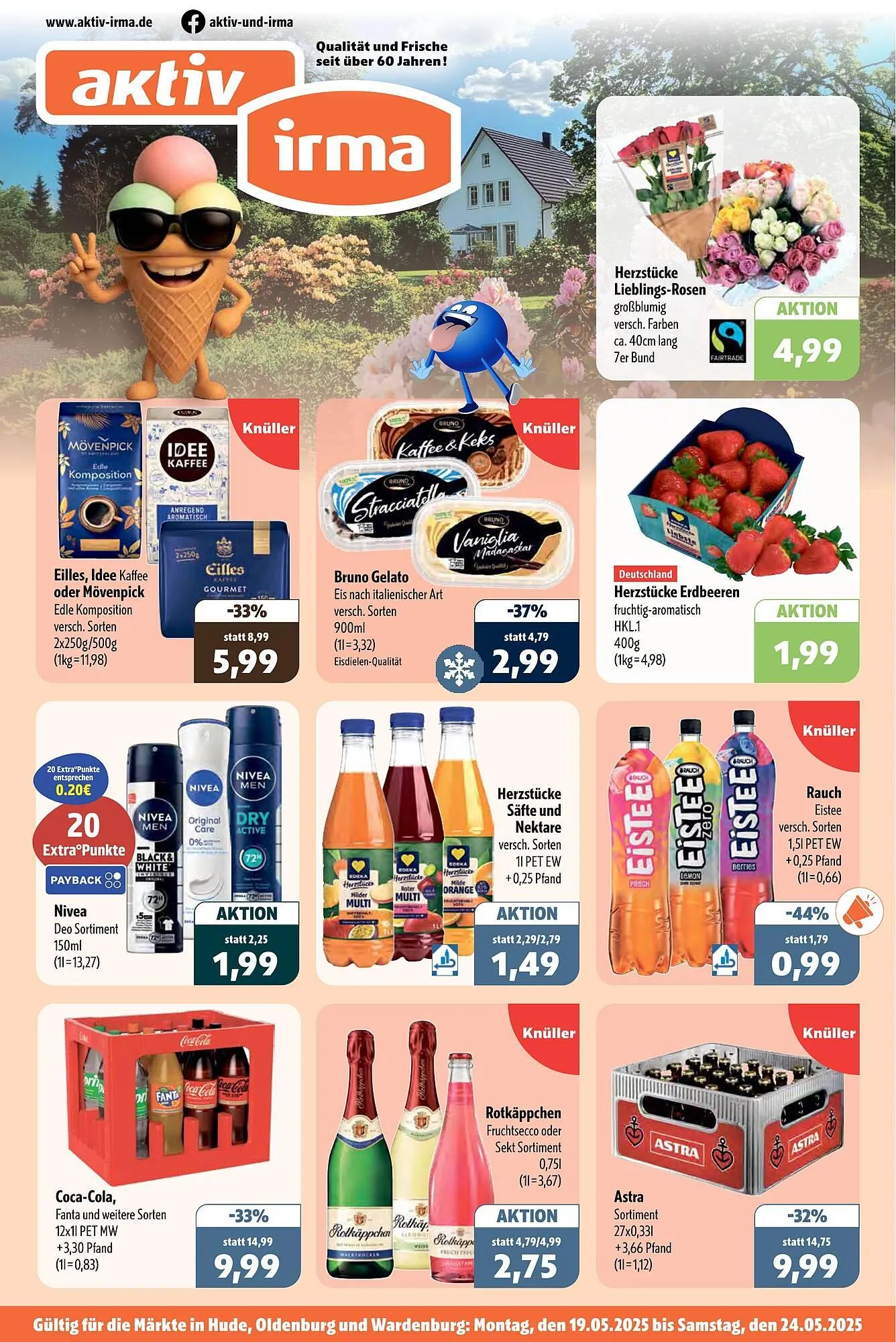 Aktiv Irma Prospekt von 19. Mai bis 24. Mai 2025 - Prospekt seite 1