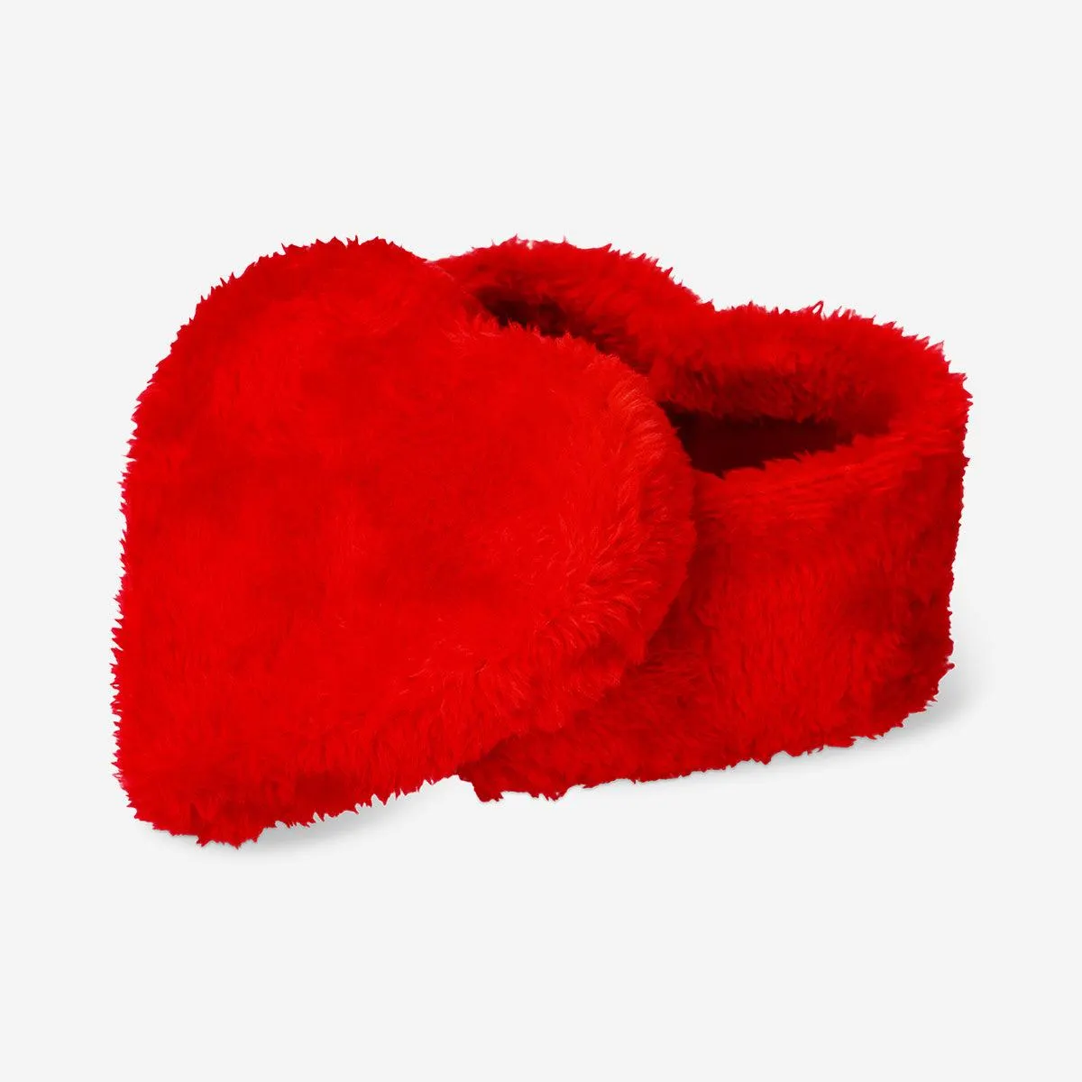 Plush heart gift box - 13 cm