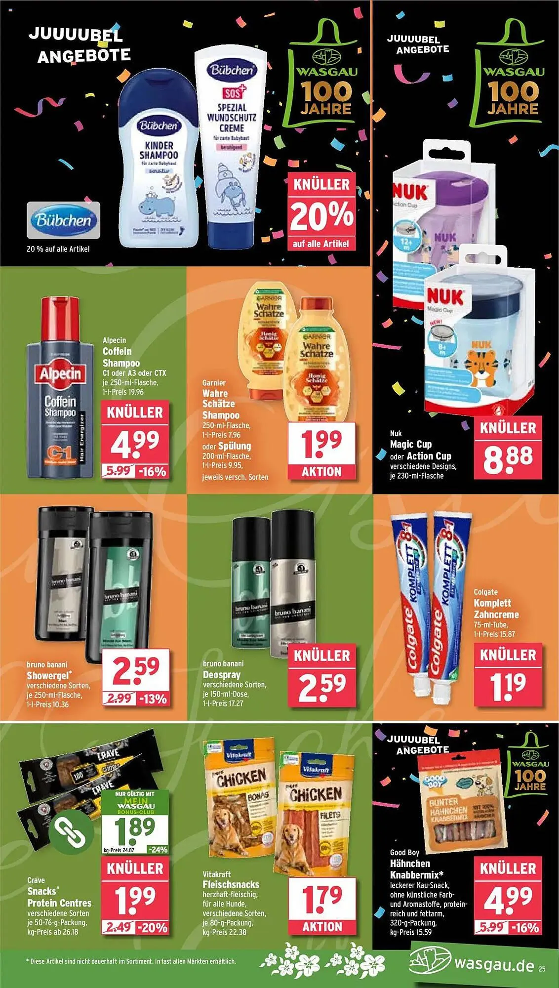 Wasgau Prospekt von 14. April bis 19. April 2025 - Prospekt seite 25