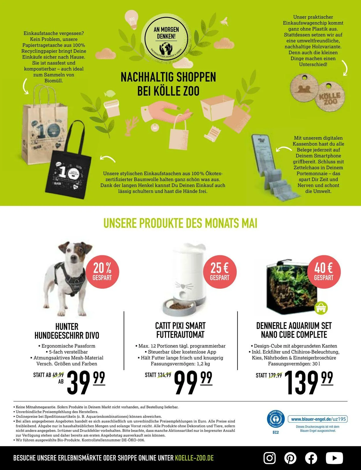 Kölle Zoo Aktueller Prospekt von 30. April bis 14. Mai 2025 - Prospekt seite 20