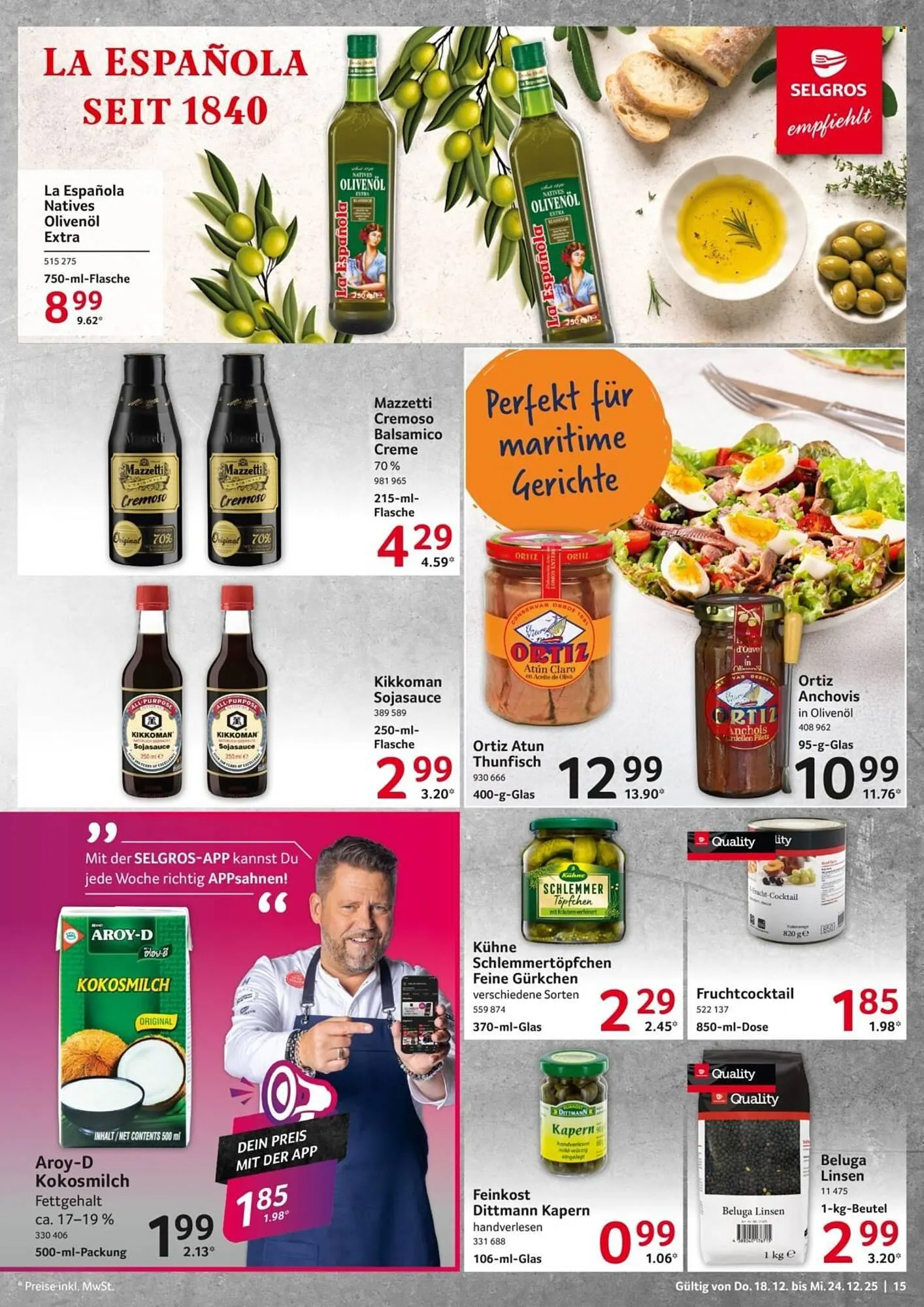 Selgros Prospekt von 18. Dezember bis 24. Dezember 2025 - Prospekt seite 15
