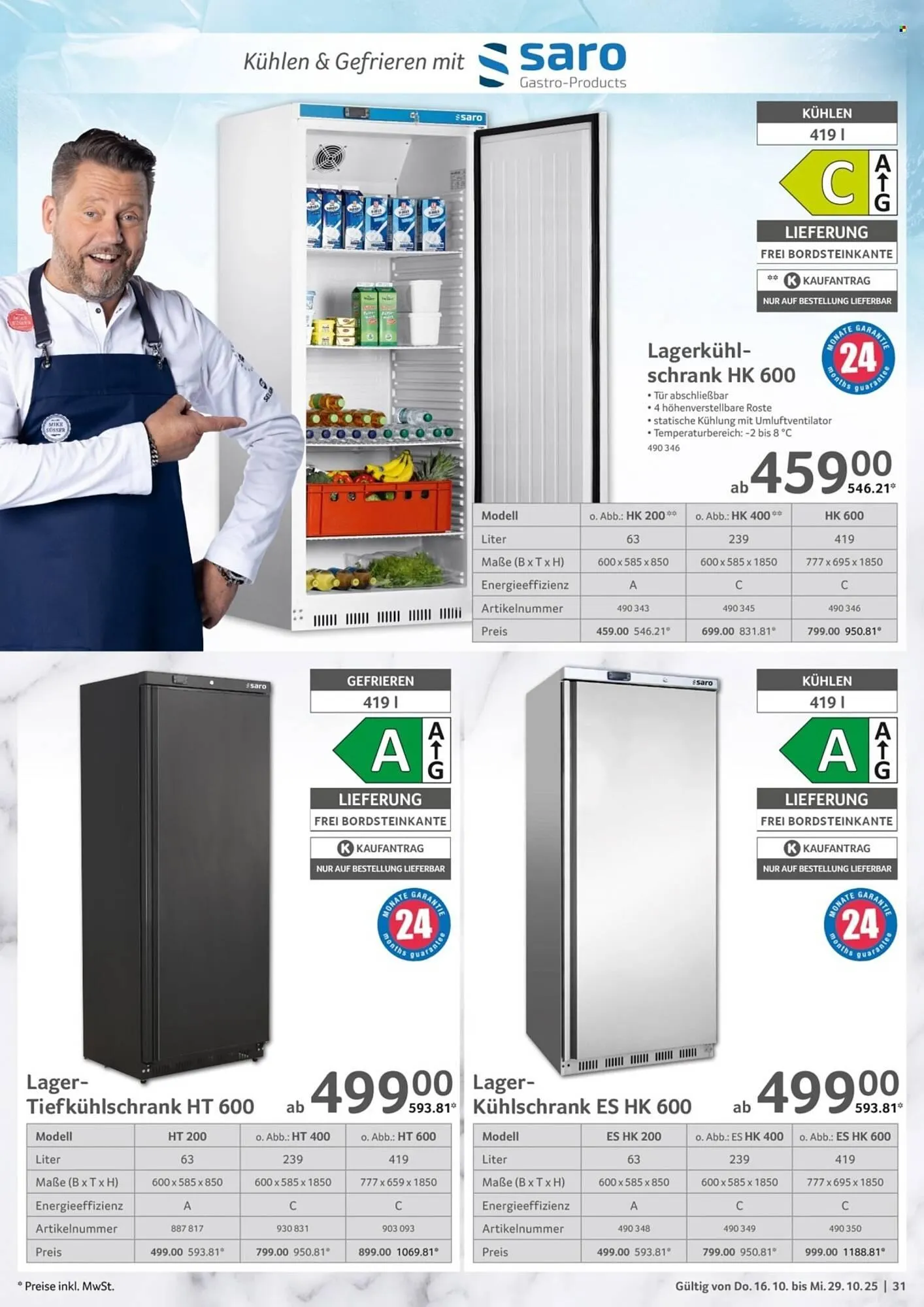 Selgros Prospekt von 16. Oktober bis 29. Oktober 2025 - Prospekt seite 31